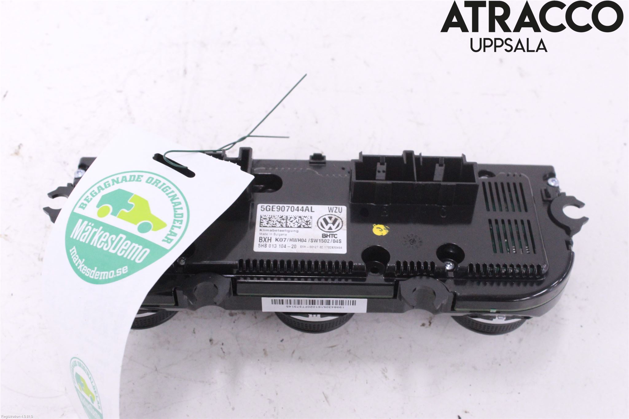 Volkswagen VW PASSAT 15-19 Varme Ac Betjening-Display