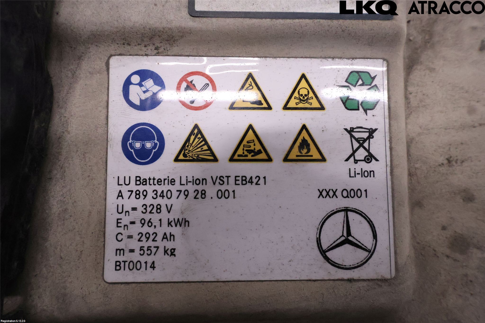 Mercedes-Benz MB EQE (V295) 22- Hybrid Batteri