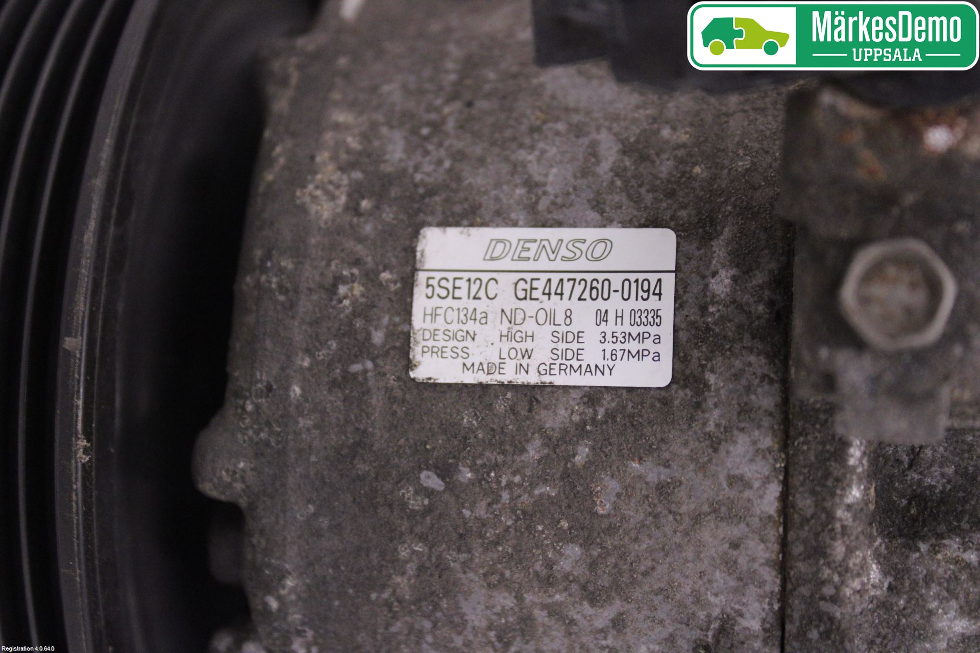 Toyota COROLLA VERSO 04-07 Varme Ac Kompressor