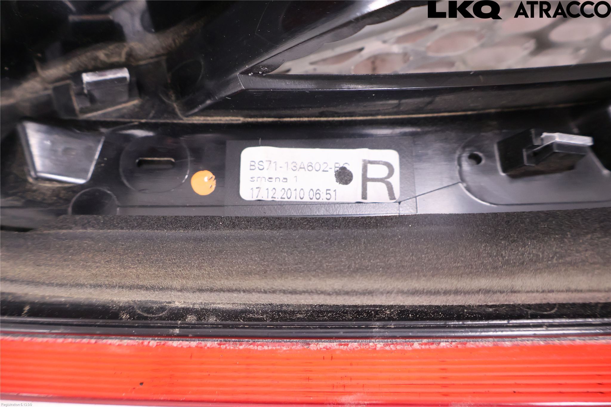 Ford MONDEO 07-15 Baklykt Høyre  På Luke(Indre)