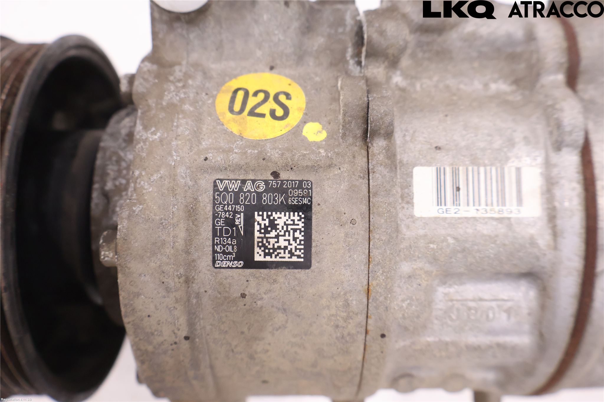 Volkswagen VW CADDY 16-20 Varme Ac Kompressor