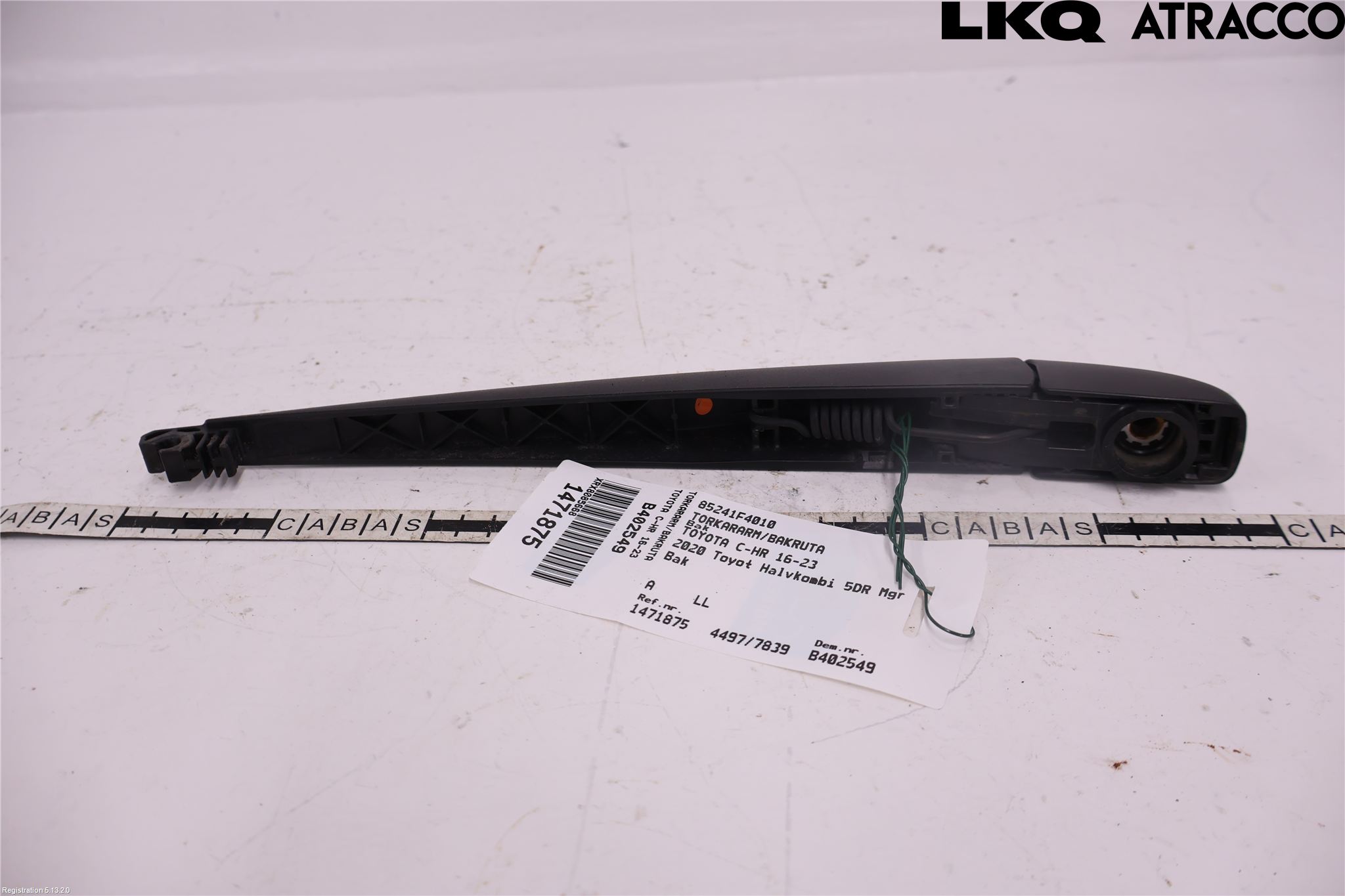 Toyota C-HR 16-23 Viskerarm Bakrute