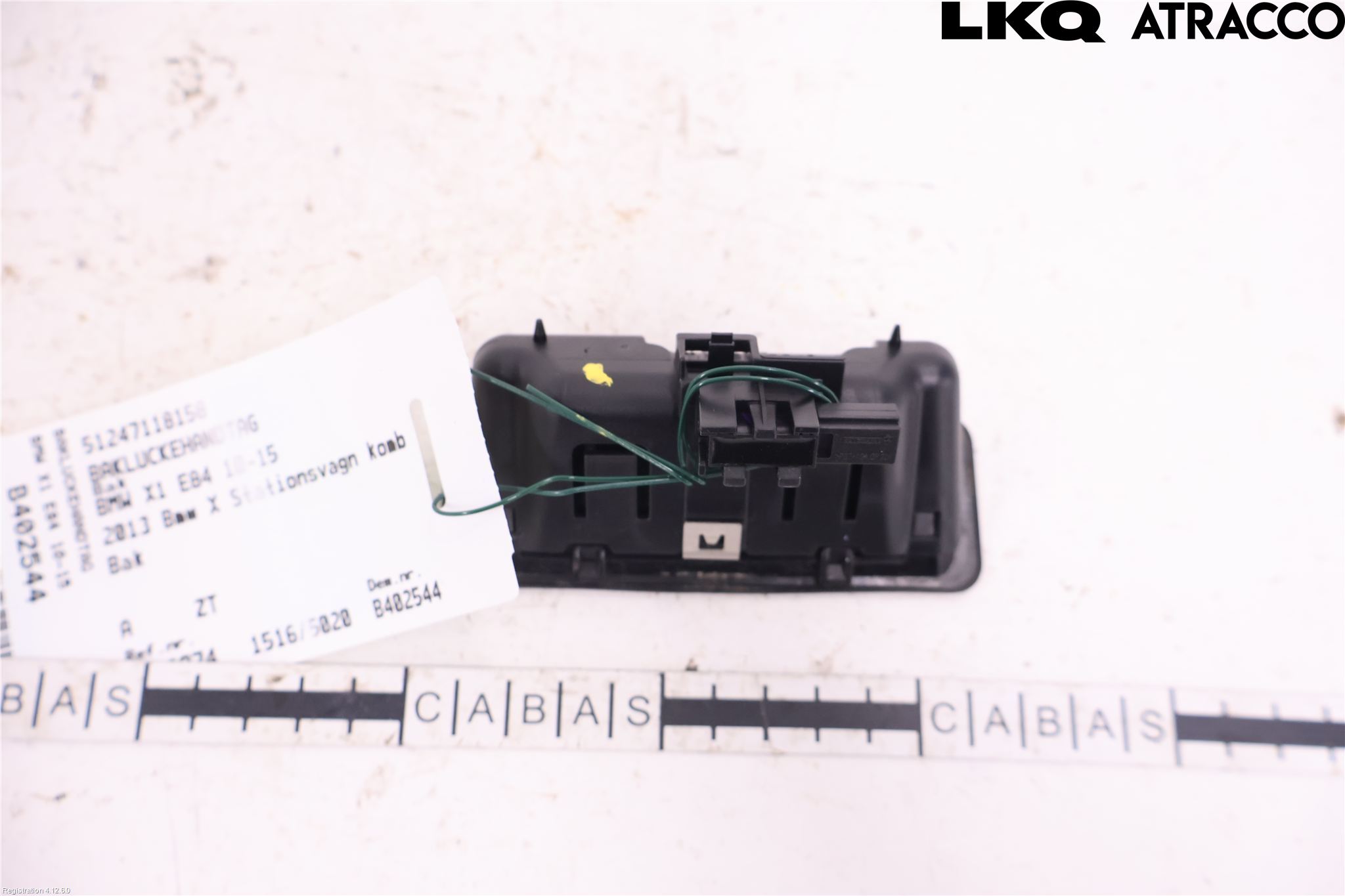 BMW X1 E84 10-15 Bakluke Handtak Ytre