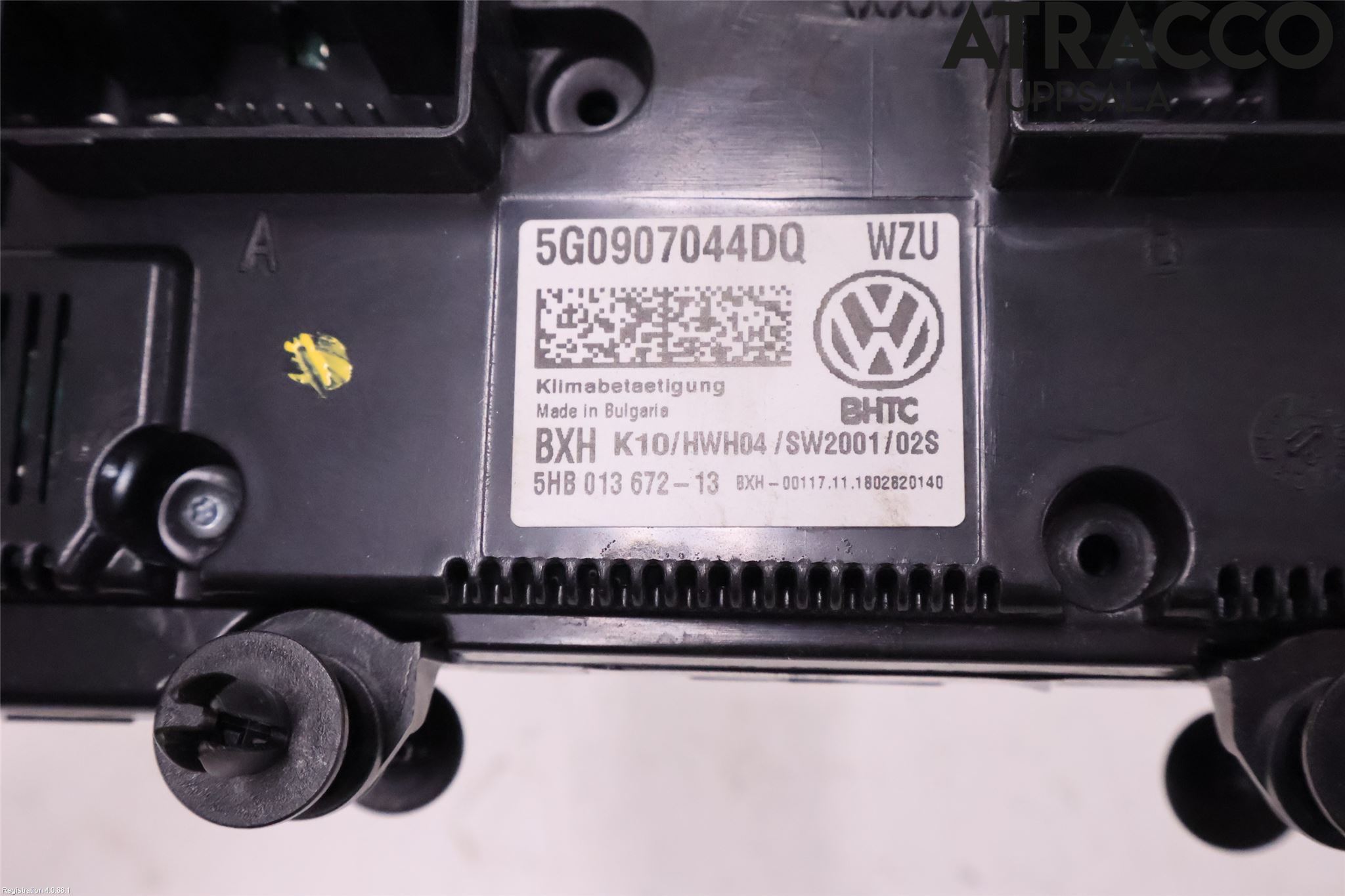 Volkswagen VW ARTEON 17- Varme Ac Betjening-Display