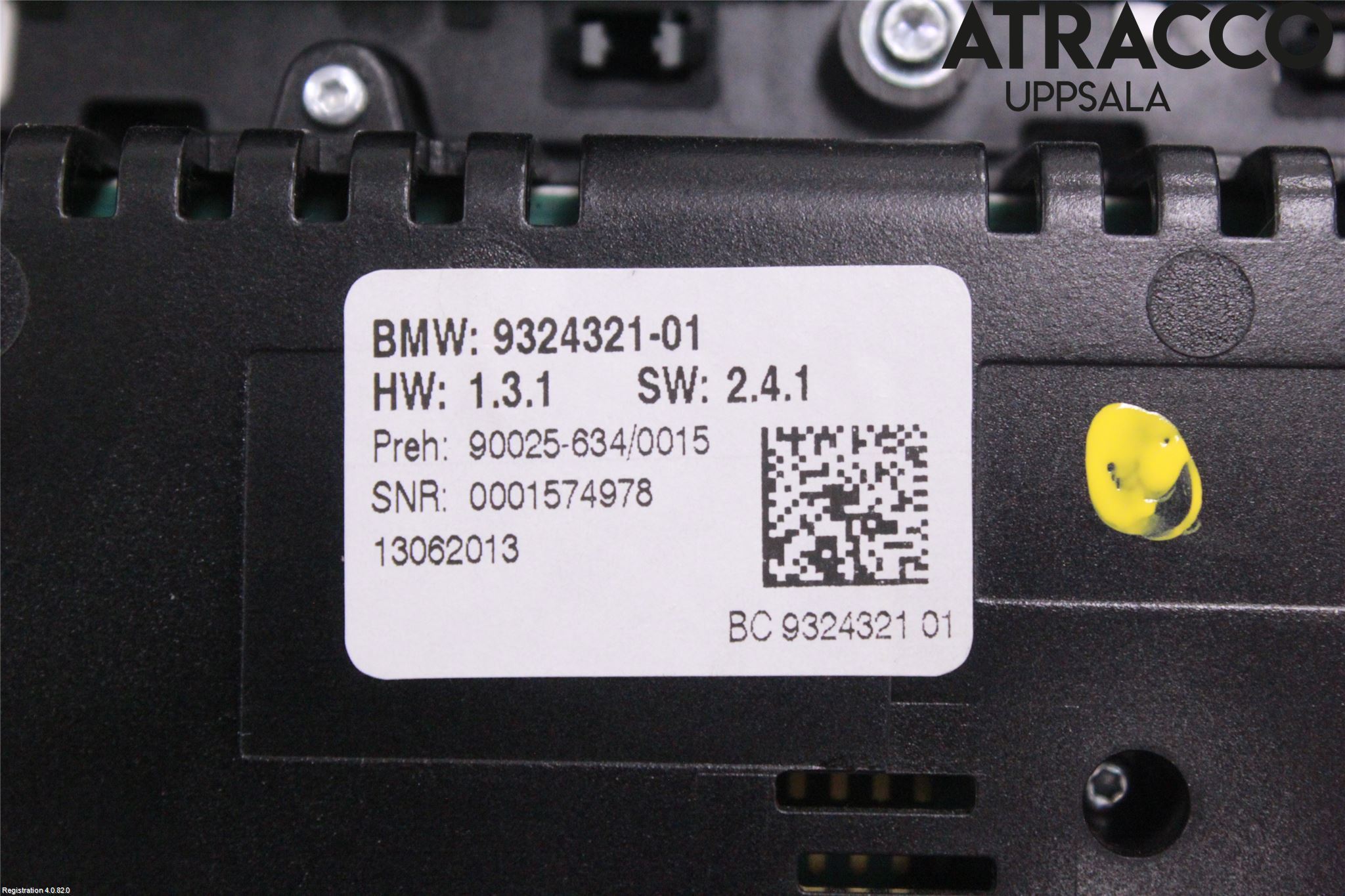 BMW 5 F10/F11/F18 09-17 Varme Ac Betjening-Display