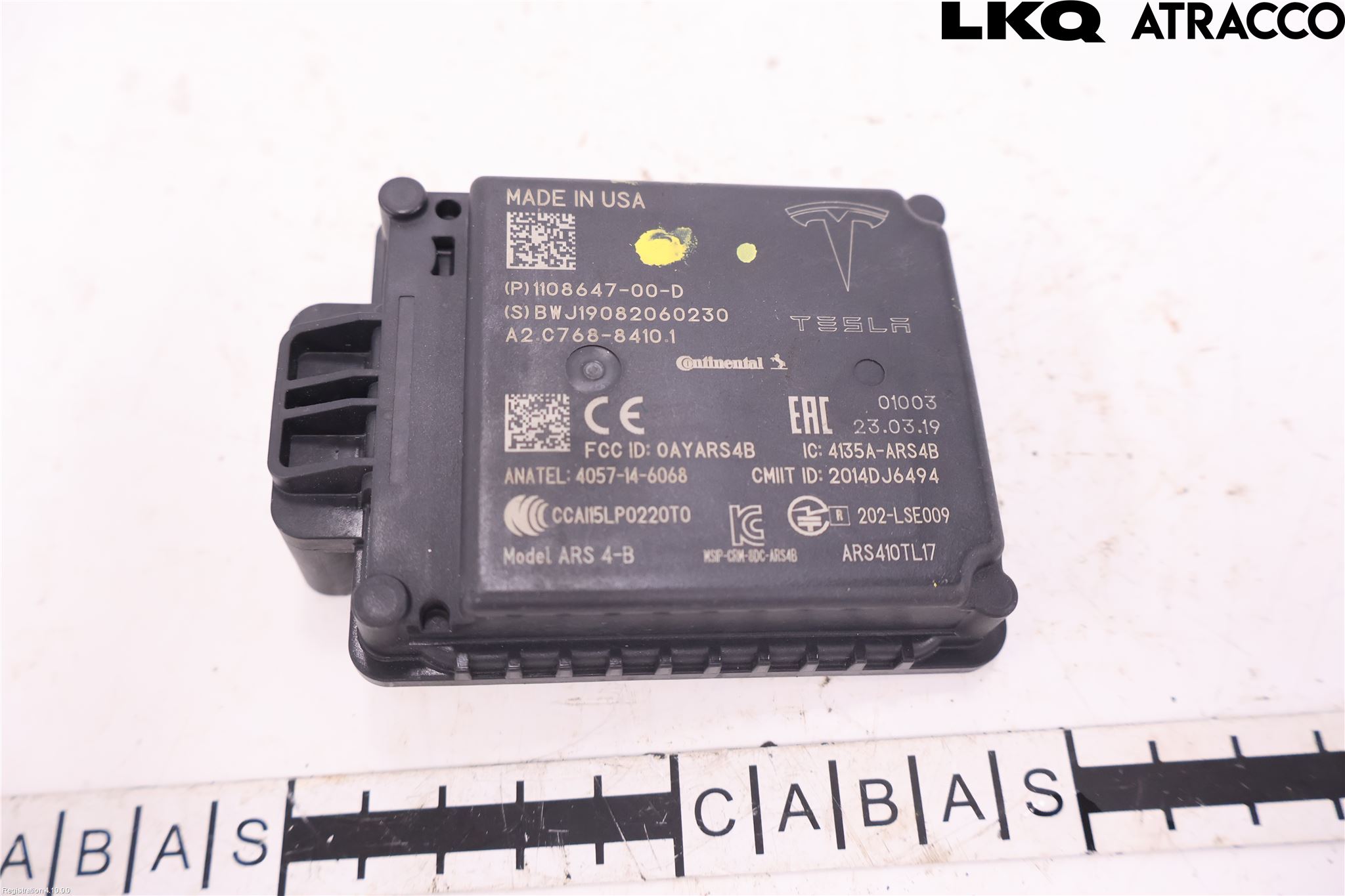 Tesla MODEL 3 17- Sensor Fartsbegrensning