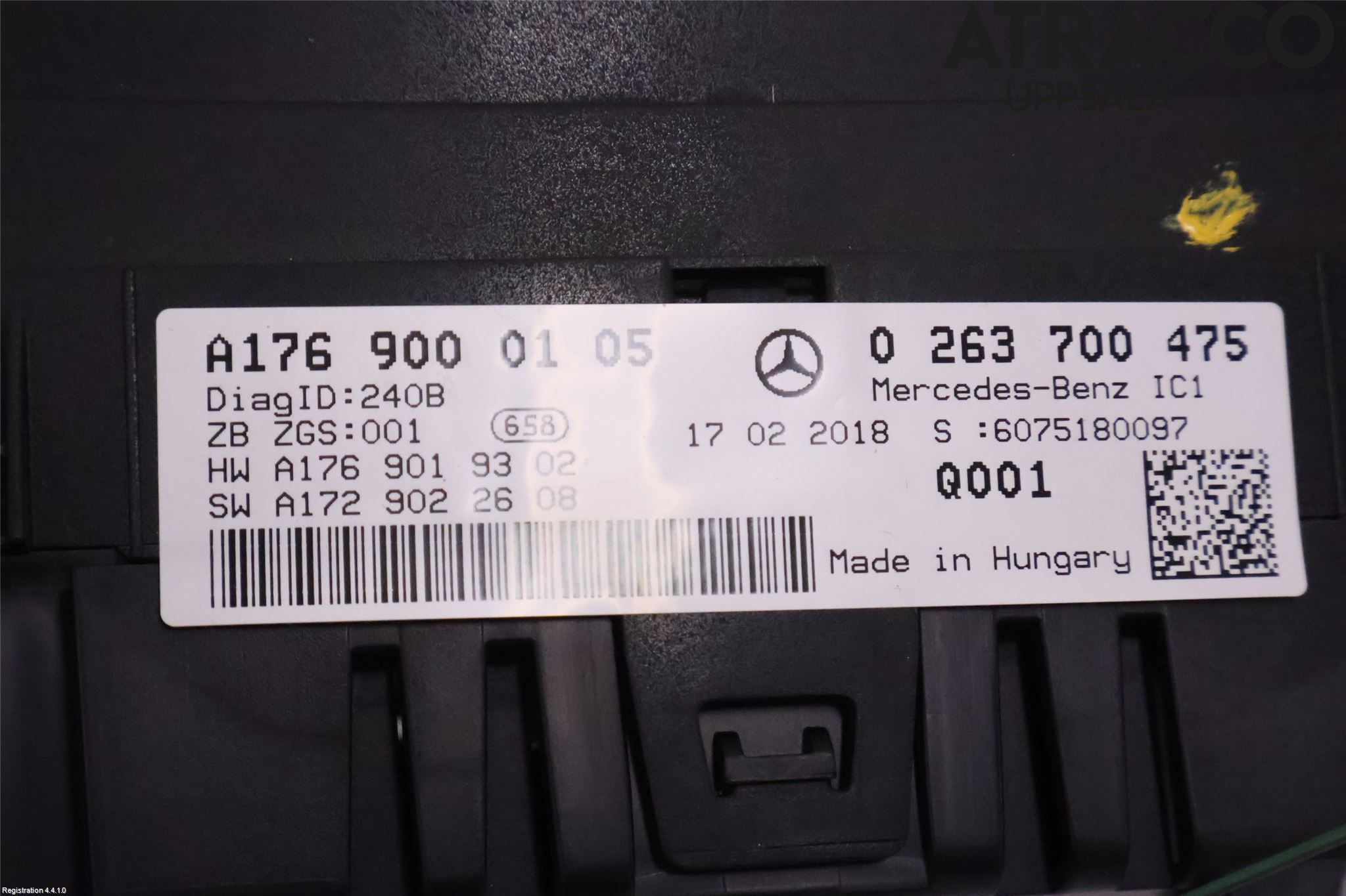 Mercedes-Benz MB A-KLASS (W176) 13-18 Instr Kombinert