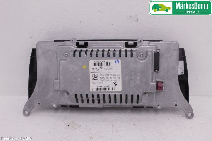 BMW X3 F25 10-17 Instr Skjerm Dvd-Gps-Ac-Tlf