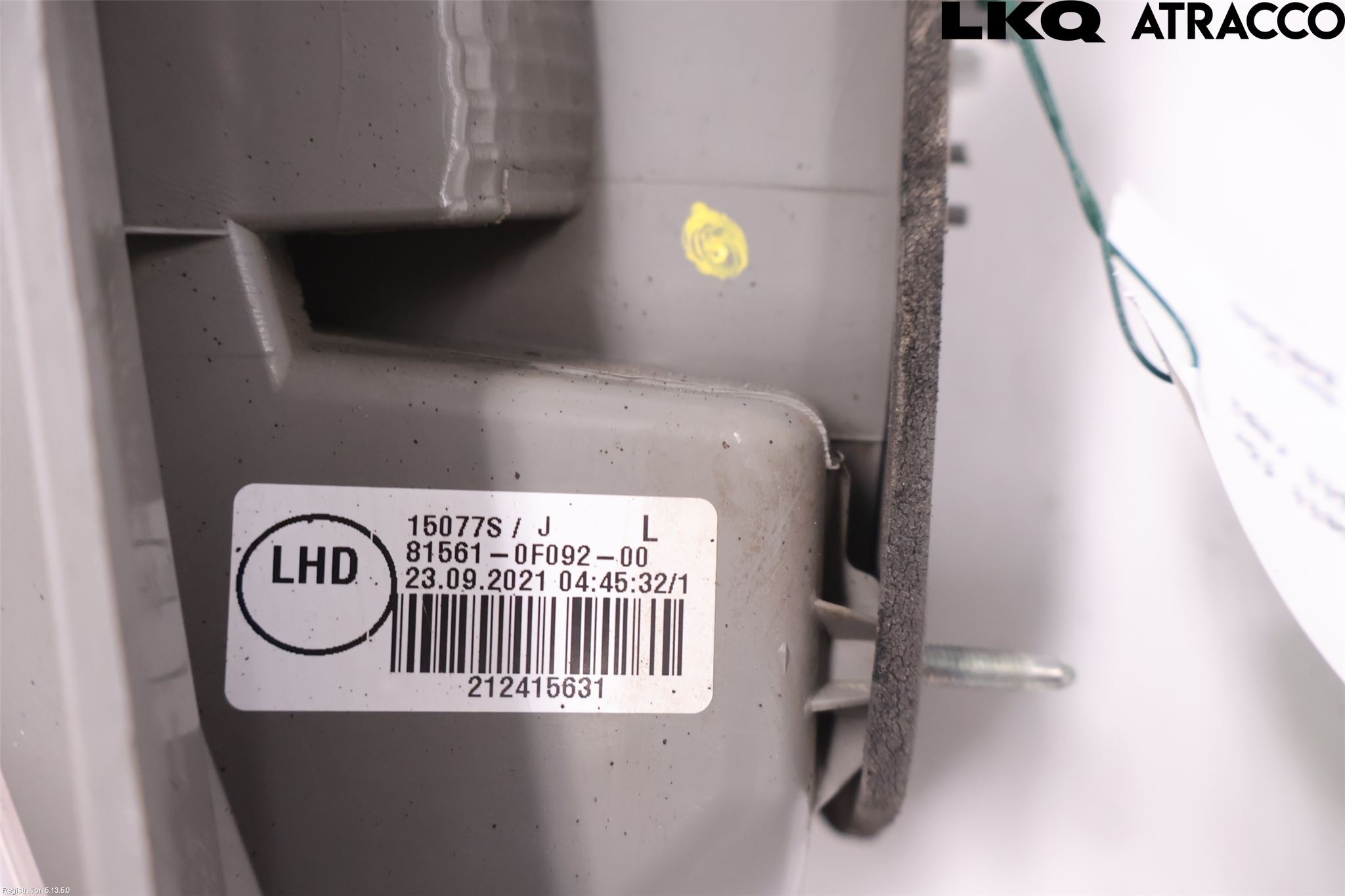 Toyota VERSO 09-18 Baklykt Venstre