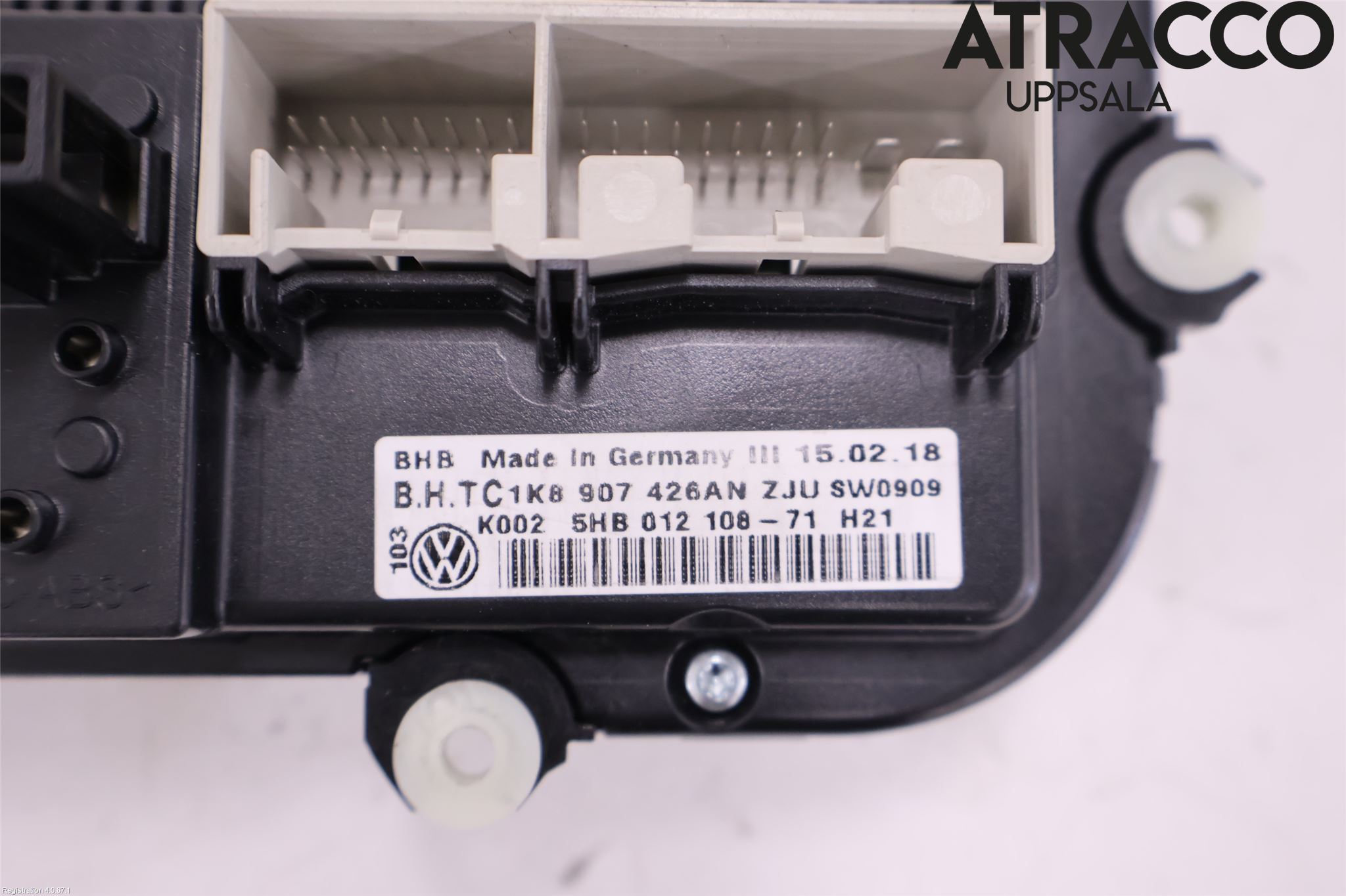 Volkswagen VW CADDY 16-20 Varme Ac Betjening-Display