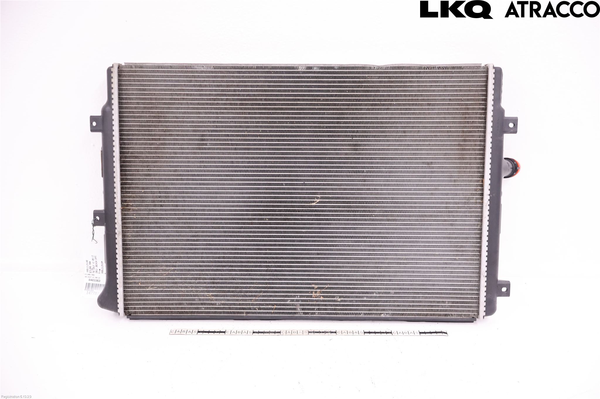 Volkswagen VW GOLF VI 09-13 Radiator Manuell