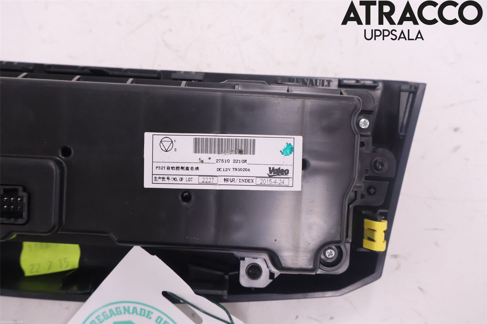 Renault KADJAR 15- Varme Ac Betjening-Display