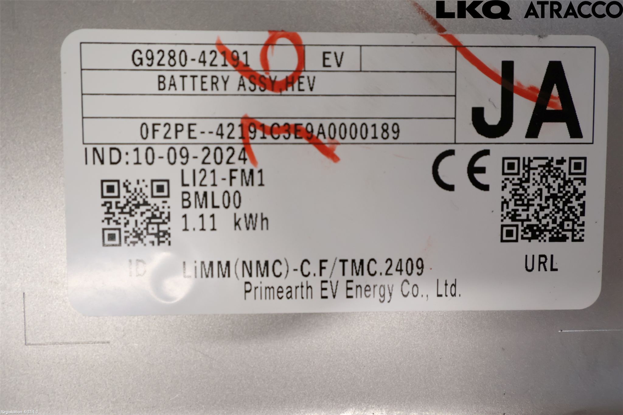 Toyota RAV4 19- Hybrid Batteri