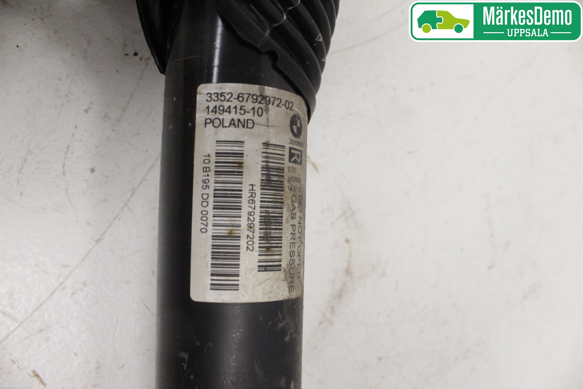 BMW X6 E71/E72   08-14 Støtdemper Bak