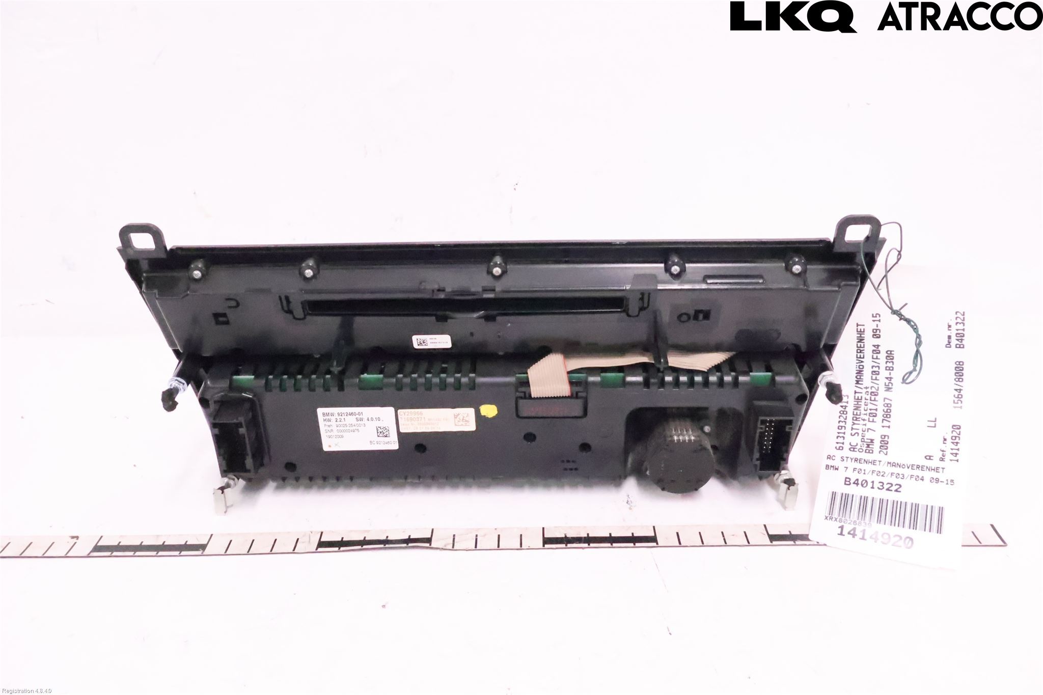 BMW 7 F01/02/03/04 09-15 Varme Ac Betjening-Display