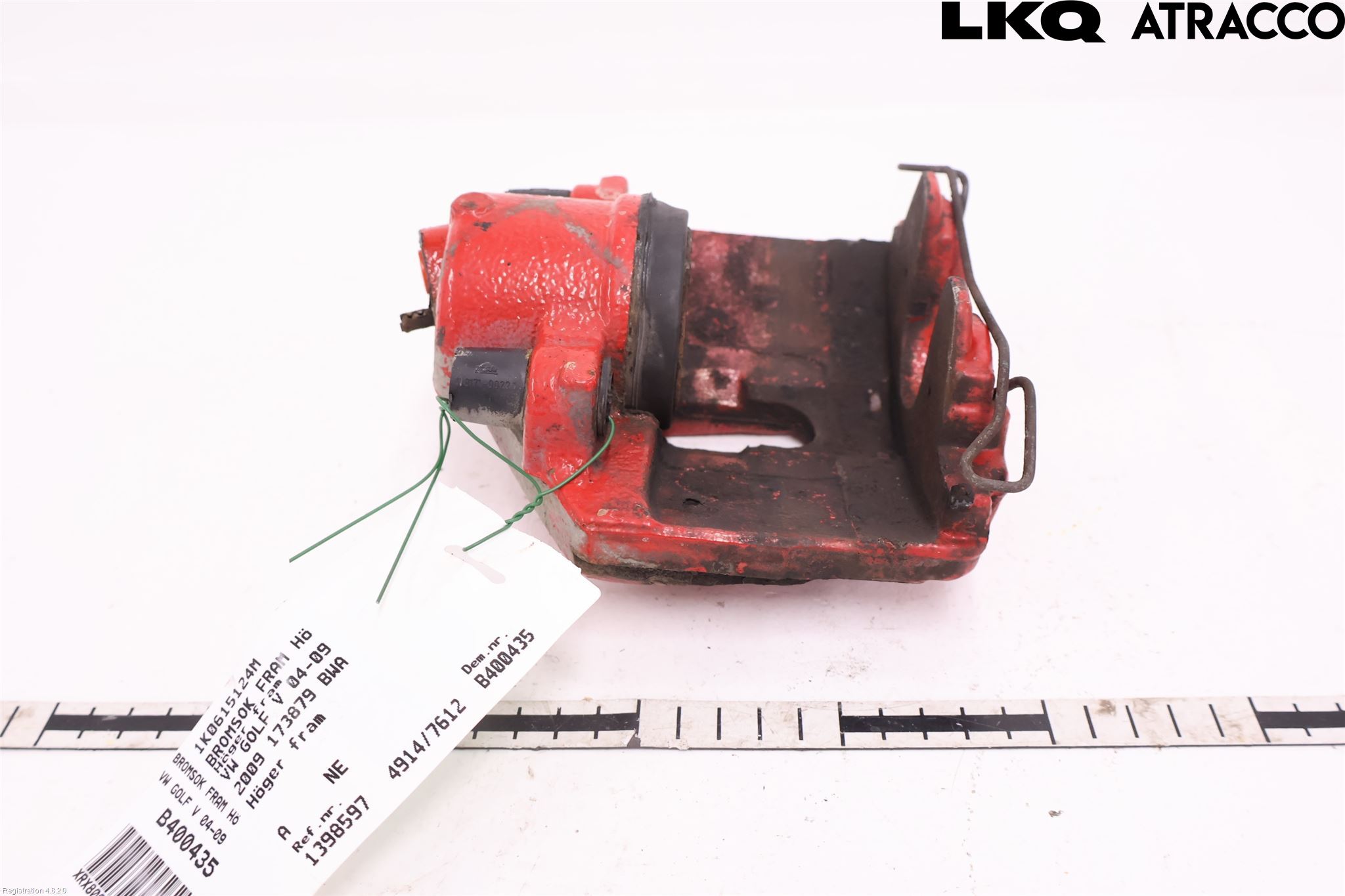 Volkswagen VW GOLF V 04-09 Bremsecaliper Foran Høyre