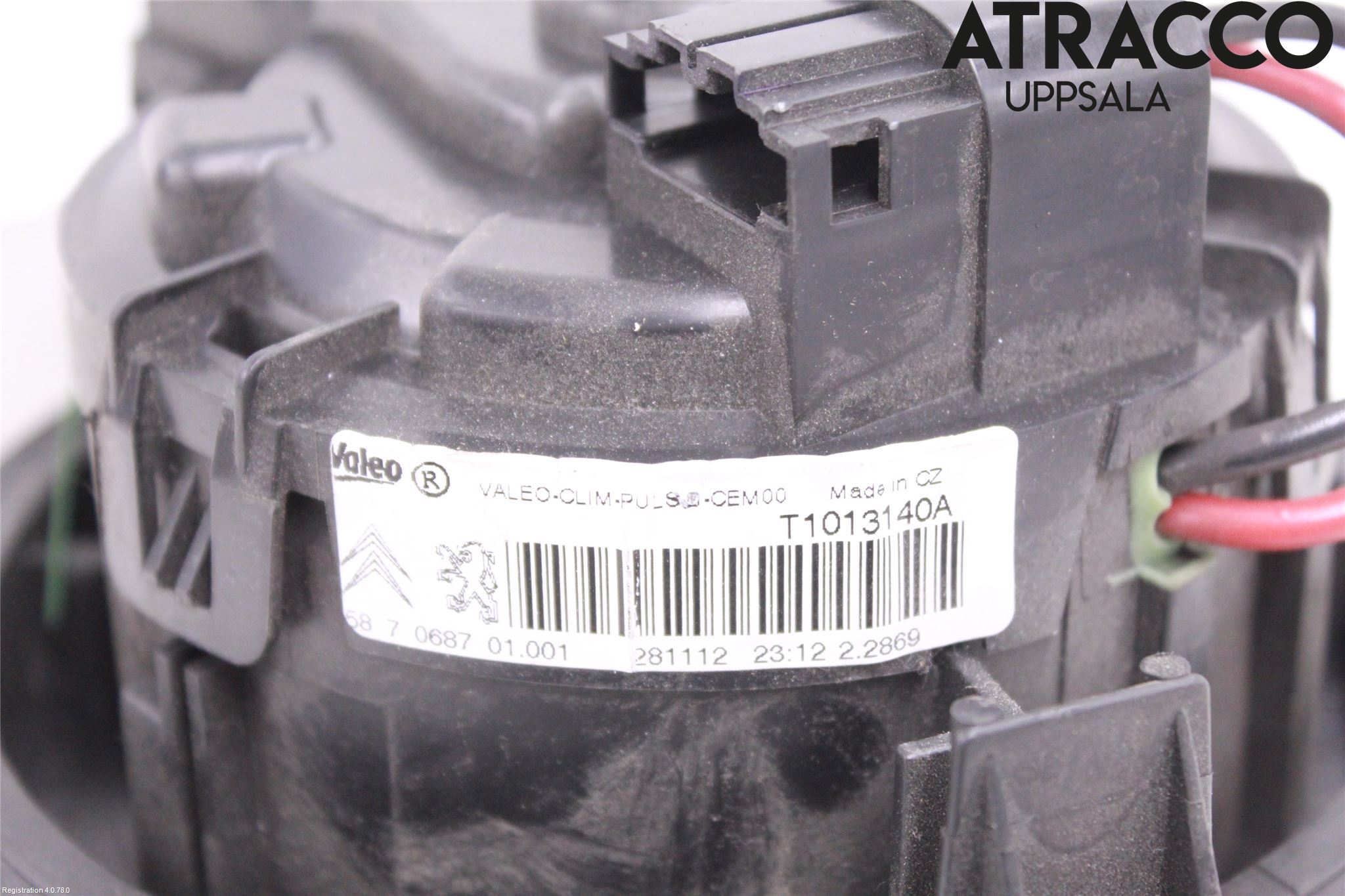 Peugeot 208 12-15 Varmeapparat Viftemotor
