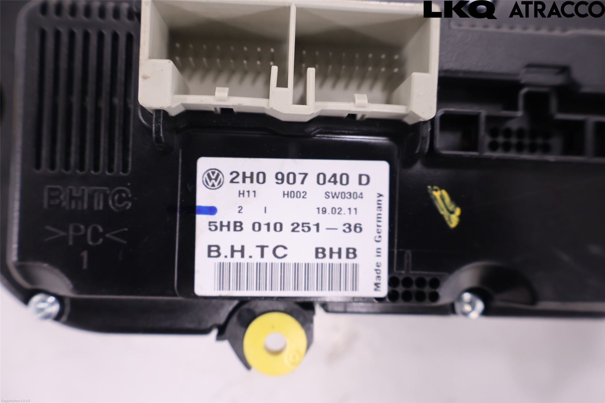 Volkswagen VW AMAROK 2H 10-22 Varme Ac Betjening-Display