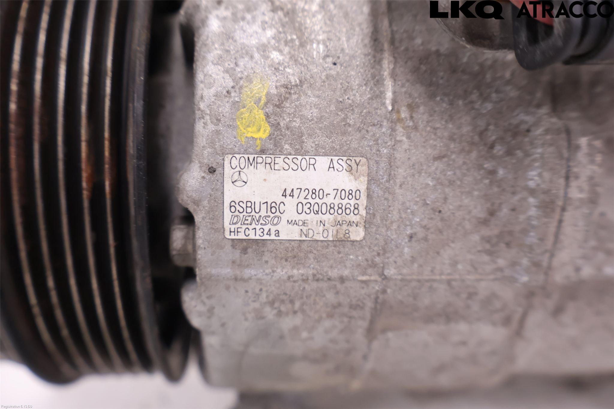 Mercedes-Benz MB C-KLASS (W204) 07-15 Varme Ac Kompressor