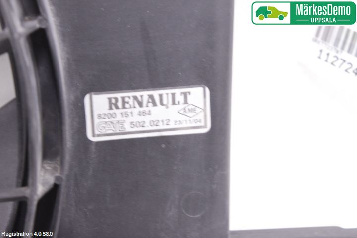 Renault MÉGANE II  03-05 Kjølevifte Elektrisk