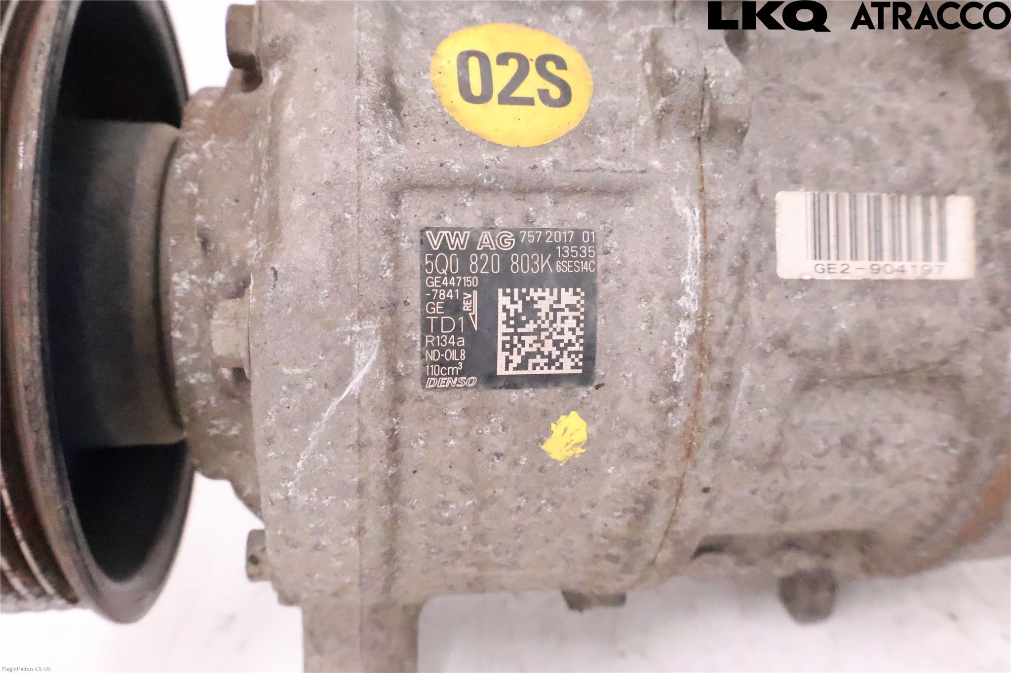 Volkswagen VW CADDY 16-20 Varme Ac Kompressor