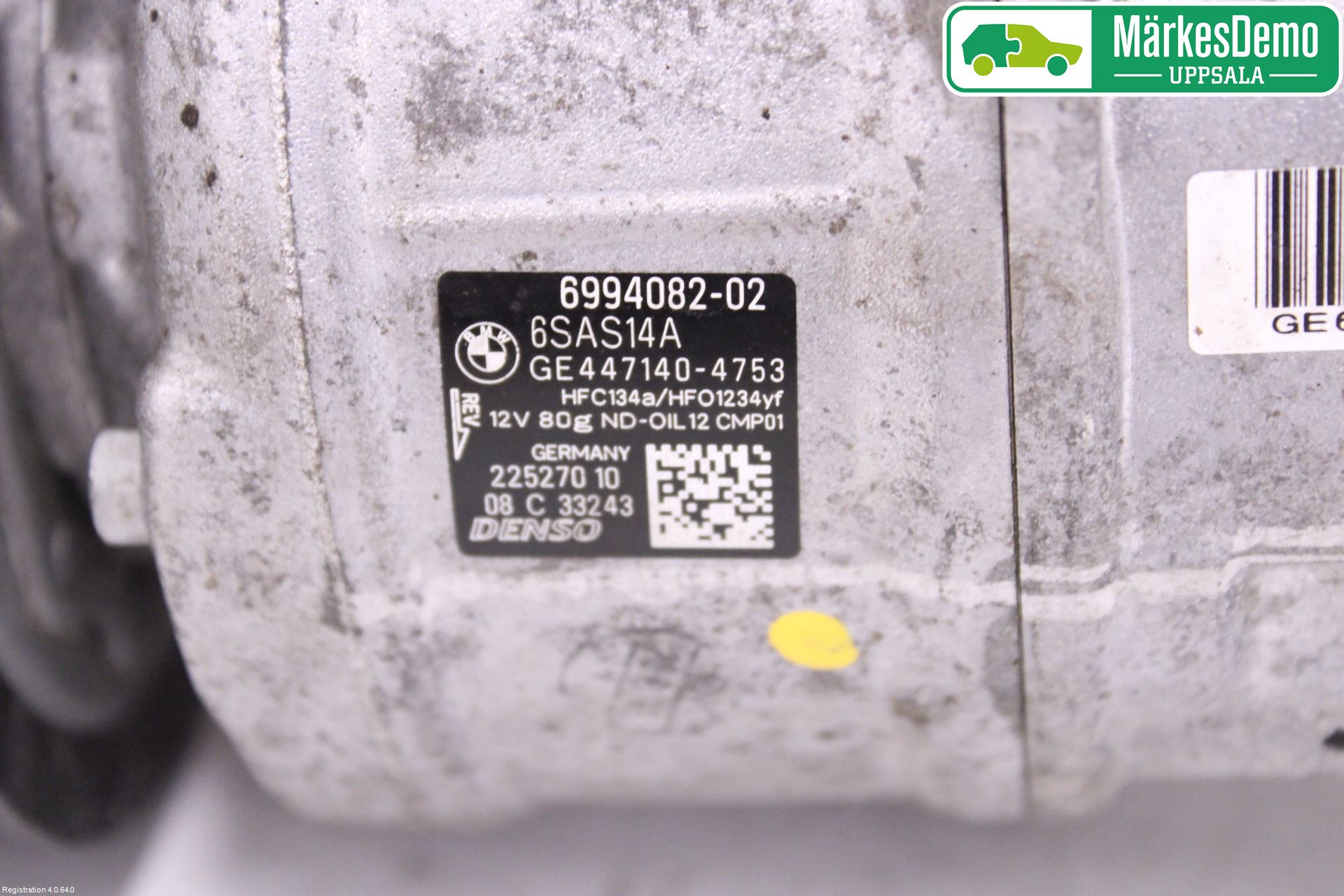 BMW 3 G20/G21/G80/G81 19- Varme Ac Kompressor