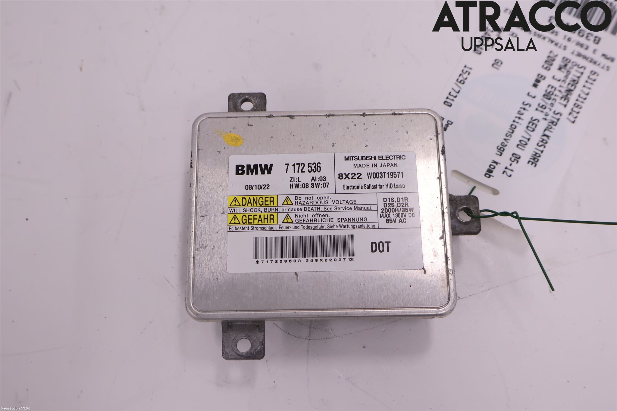 BMW 3 E90/91 SED/TOU 05-12 Styreenhet Xenon