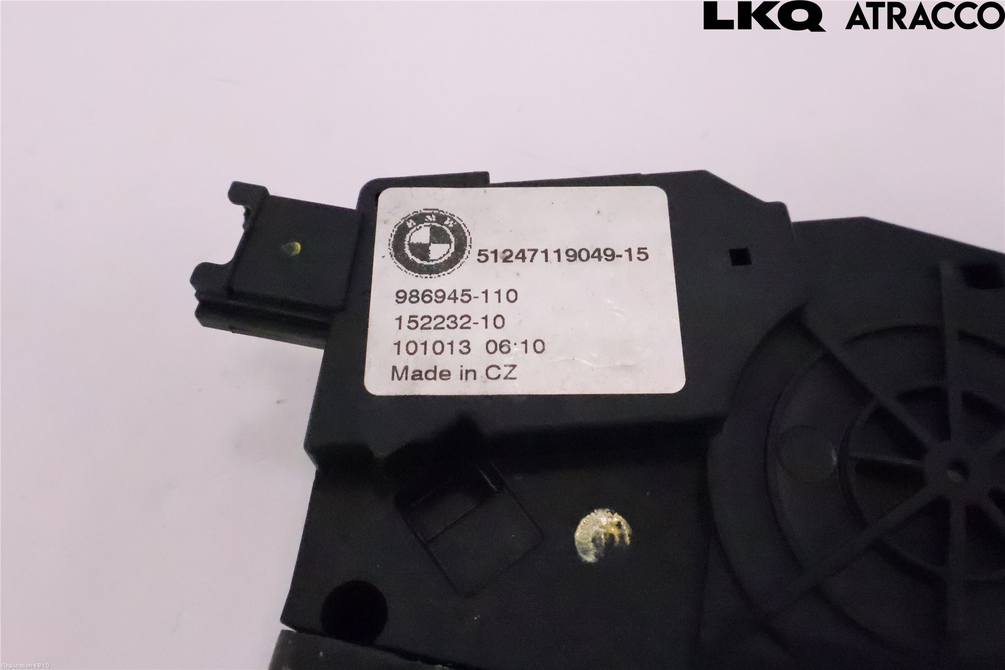 BMW 3 E90/91 SED/TOU 05-12 Bakluke-Lokk Låsekasse