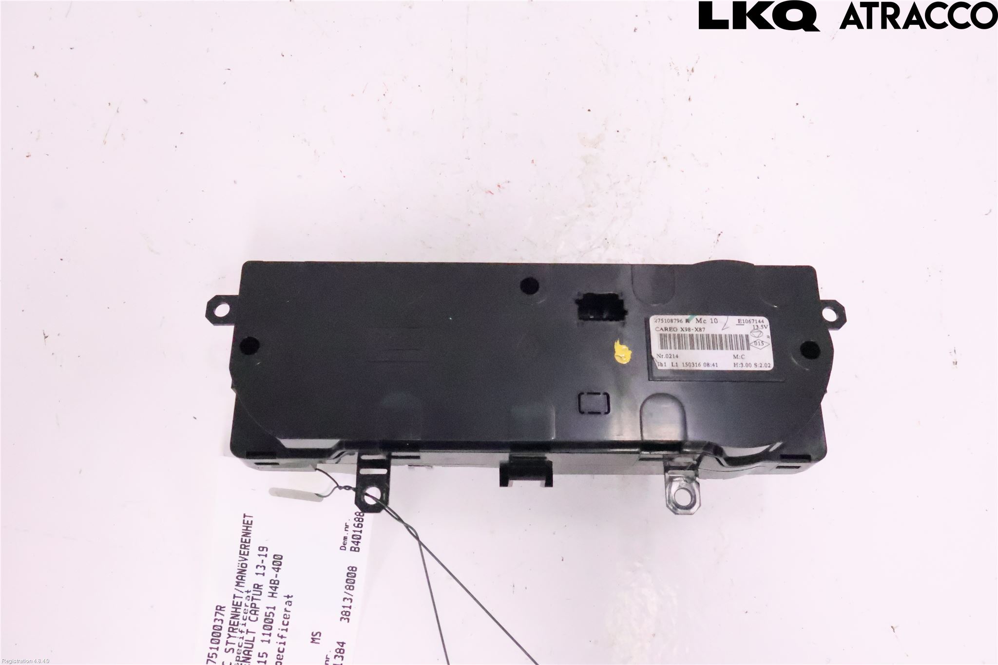 Renault CAPTUR 13-19 Varme Ac Betjening-Display
