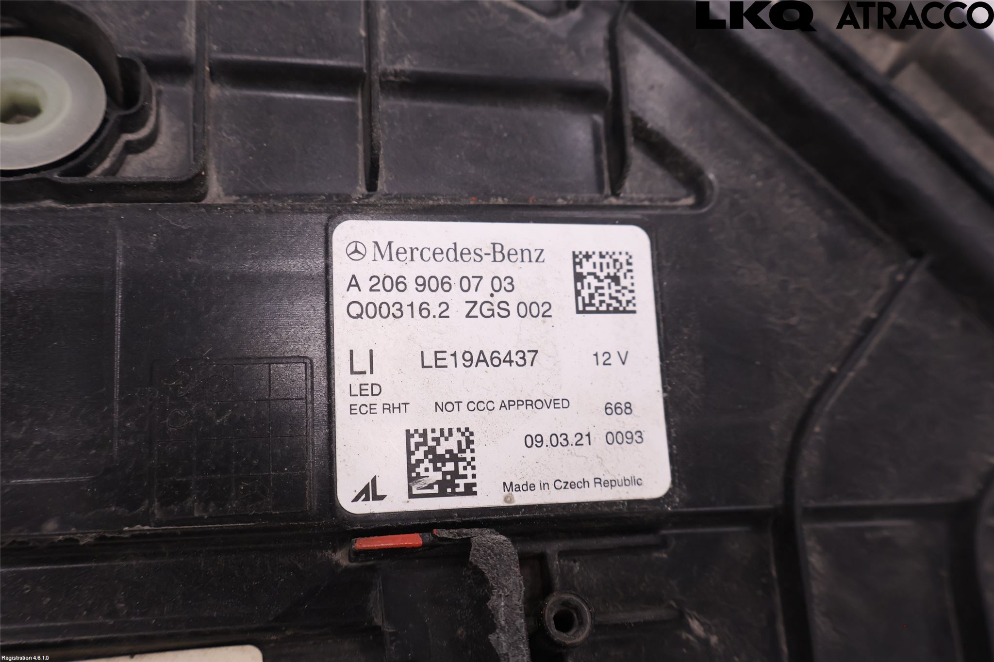 Mercedes-Benz MB C-KLASS (W206) 21- Frontlykt Venstre