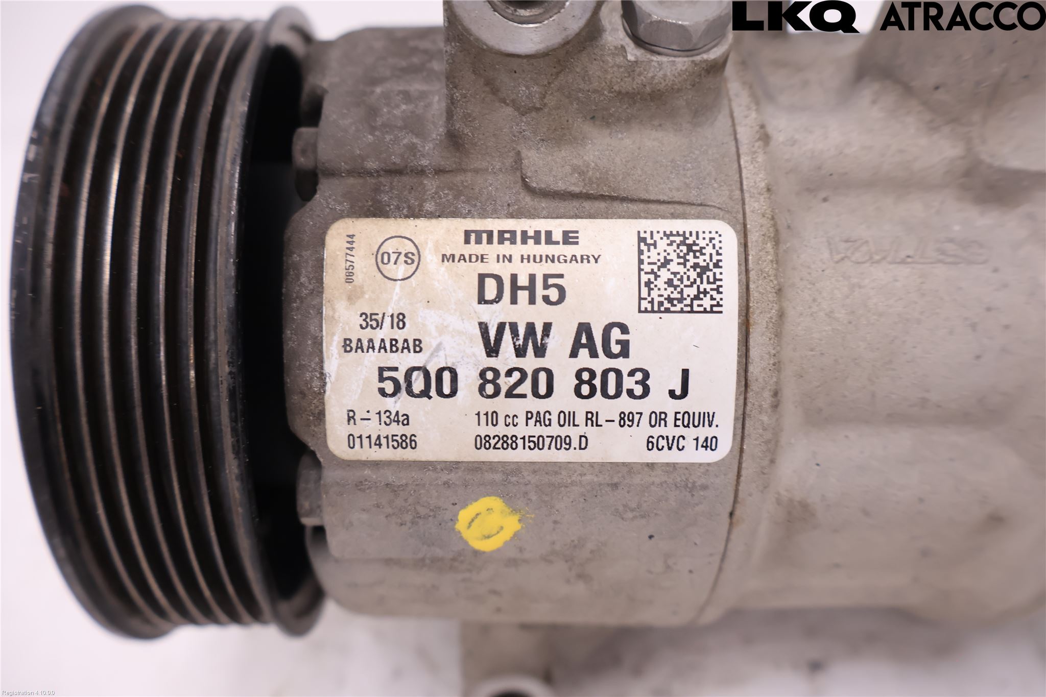 Volkswagen VW CADDY 16-20 Varme Ac Kompressor