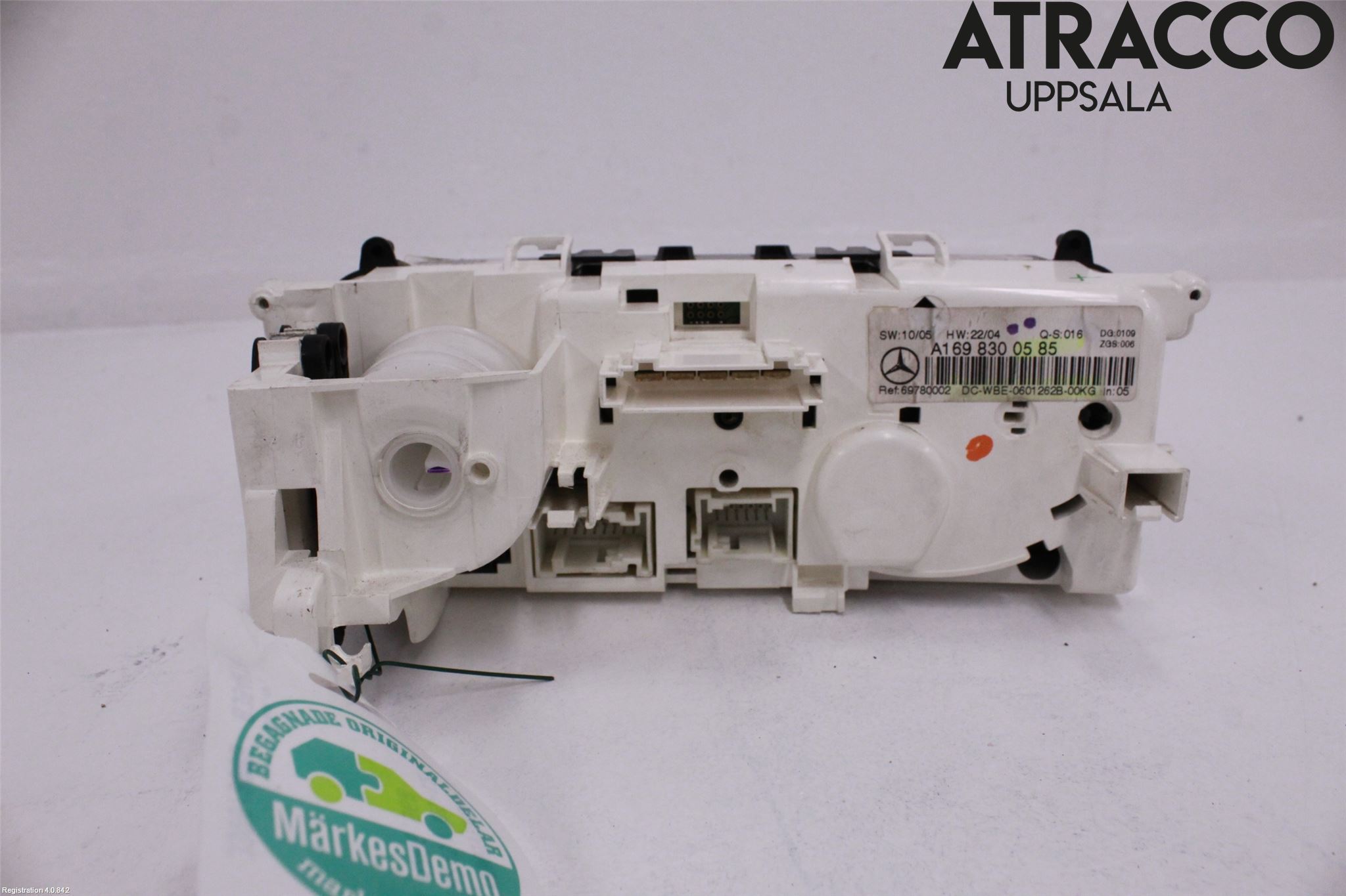 Mercedes-Benz MB B-KLASS (W245) 05-12 Varme Ac Betjening-Display
