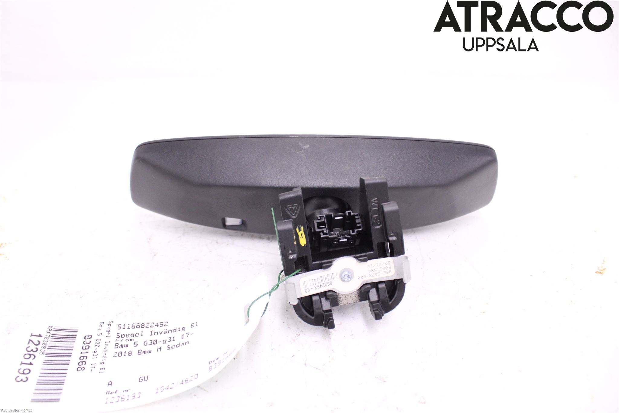 BMW 5 G30/G31/F90 17-23 Speil Innvendig El