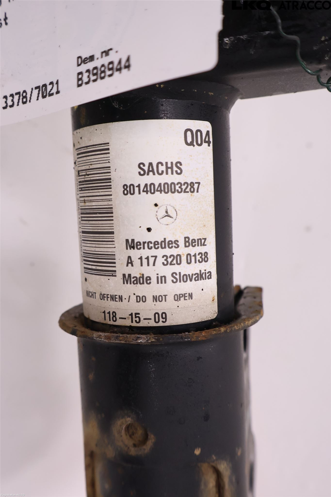 Mercedes-Benz MB CLA-KLASS (C117/X117) 13-19 Fjærbein Foran Venstre