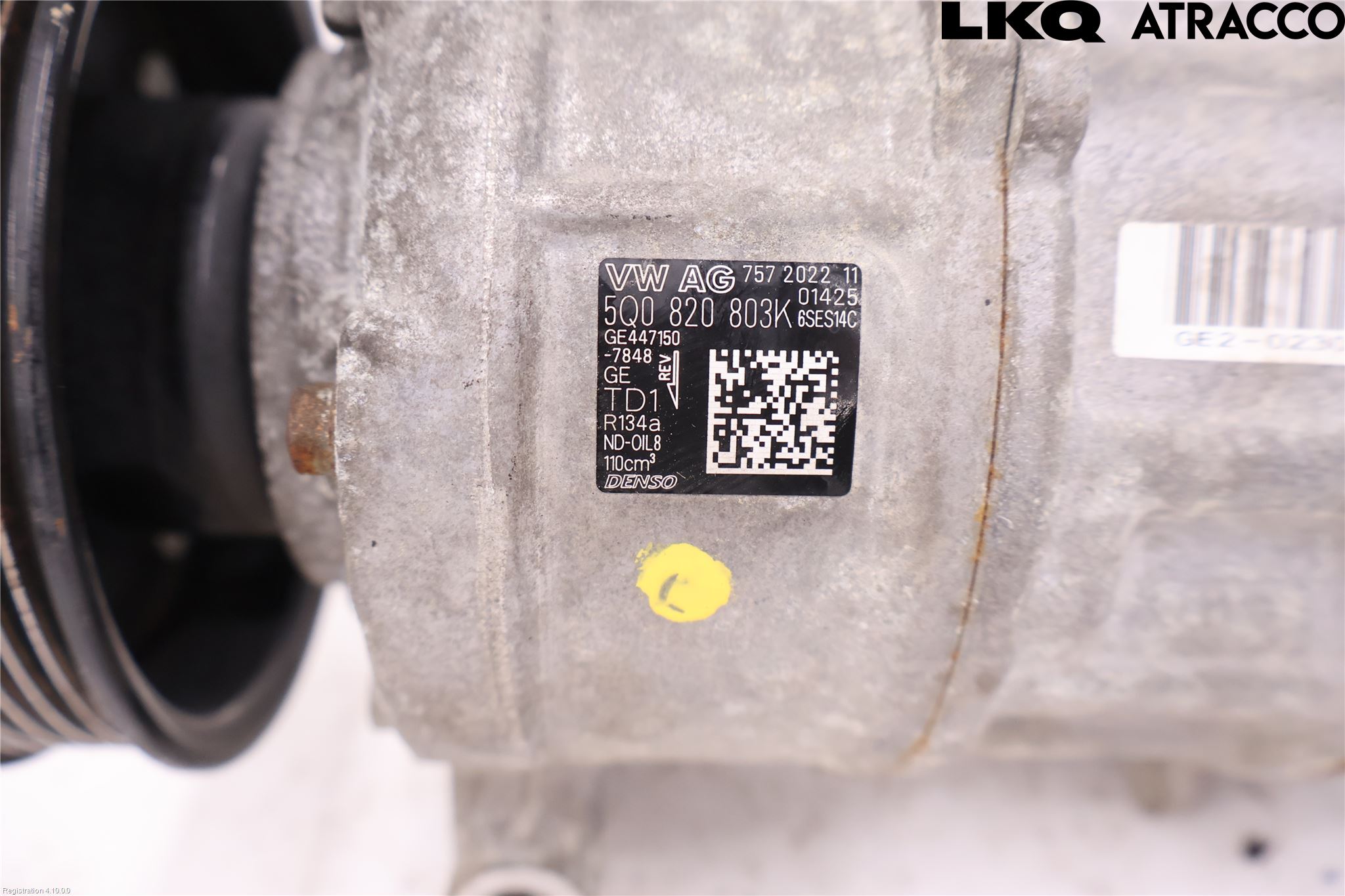 Volkswagen VW CADDY 16-20 Varme Ac Kompressor