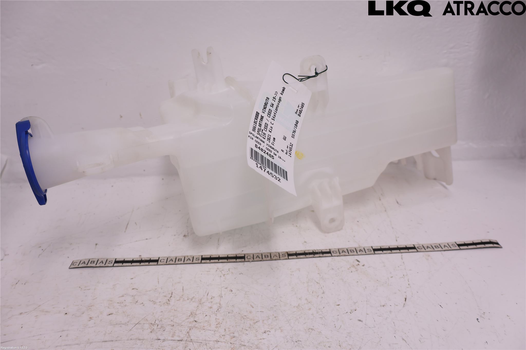Kia CEED/CEED SW 19- Spylerbeholder Frontrute
