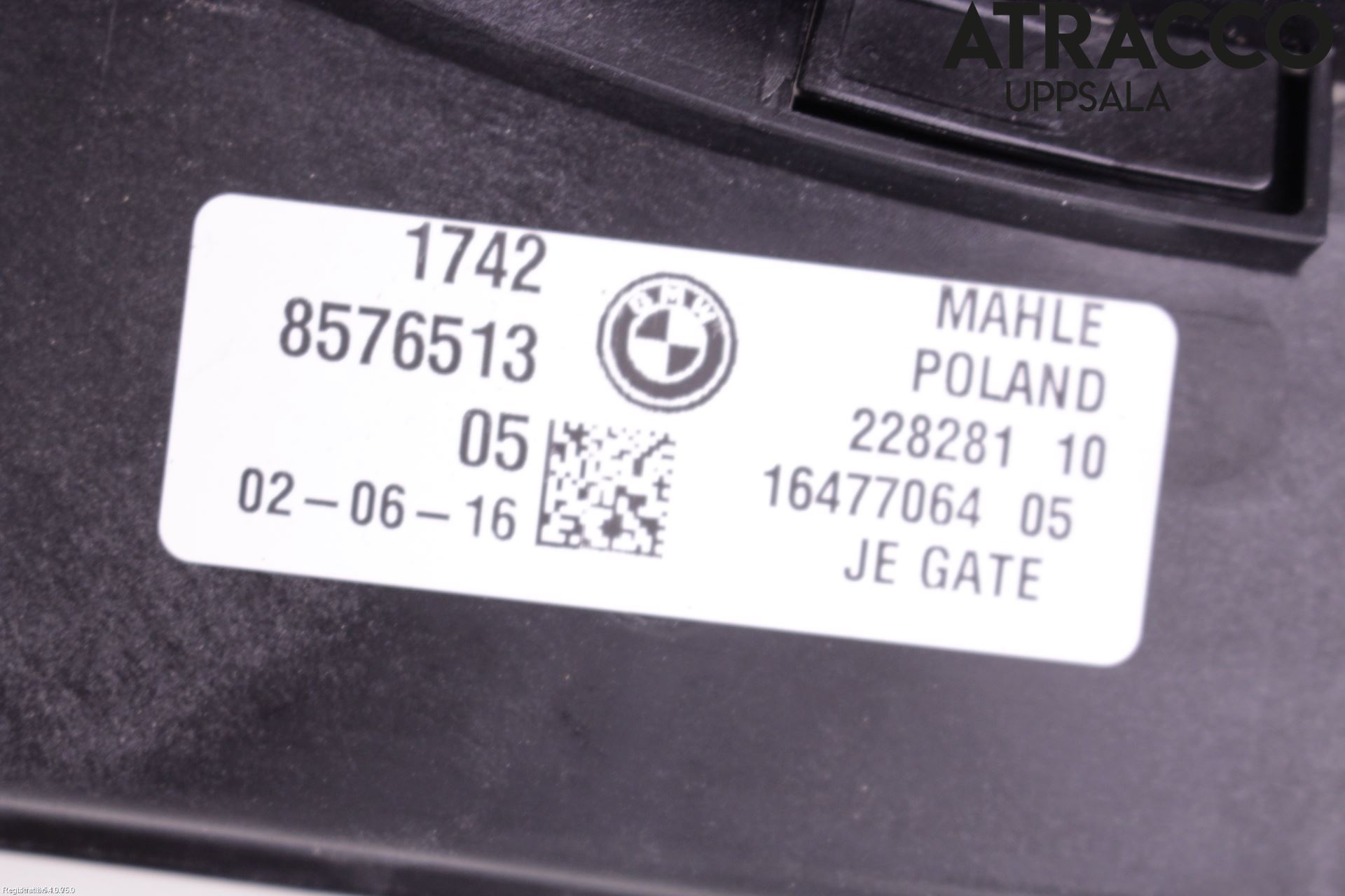 BMW 7 G11/G12 15-22 Kjølevifte Elektrisk