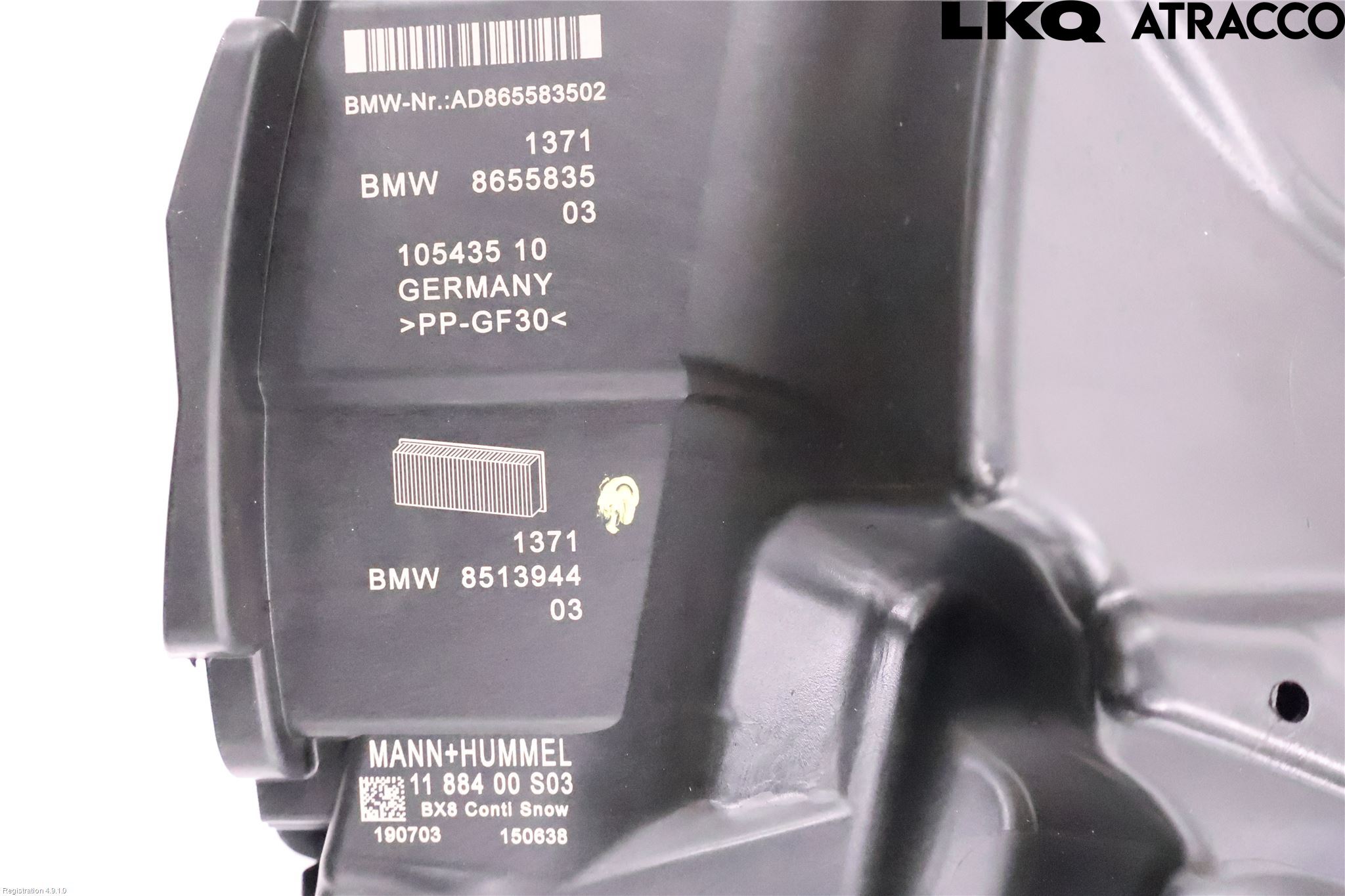 BMW X1 F48 15-22 Luftfilter Boks