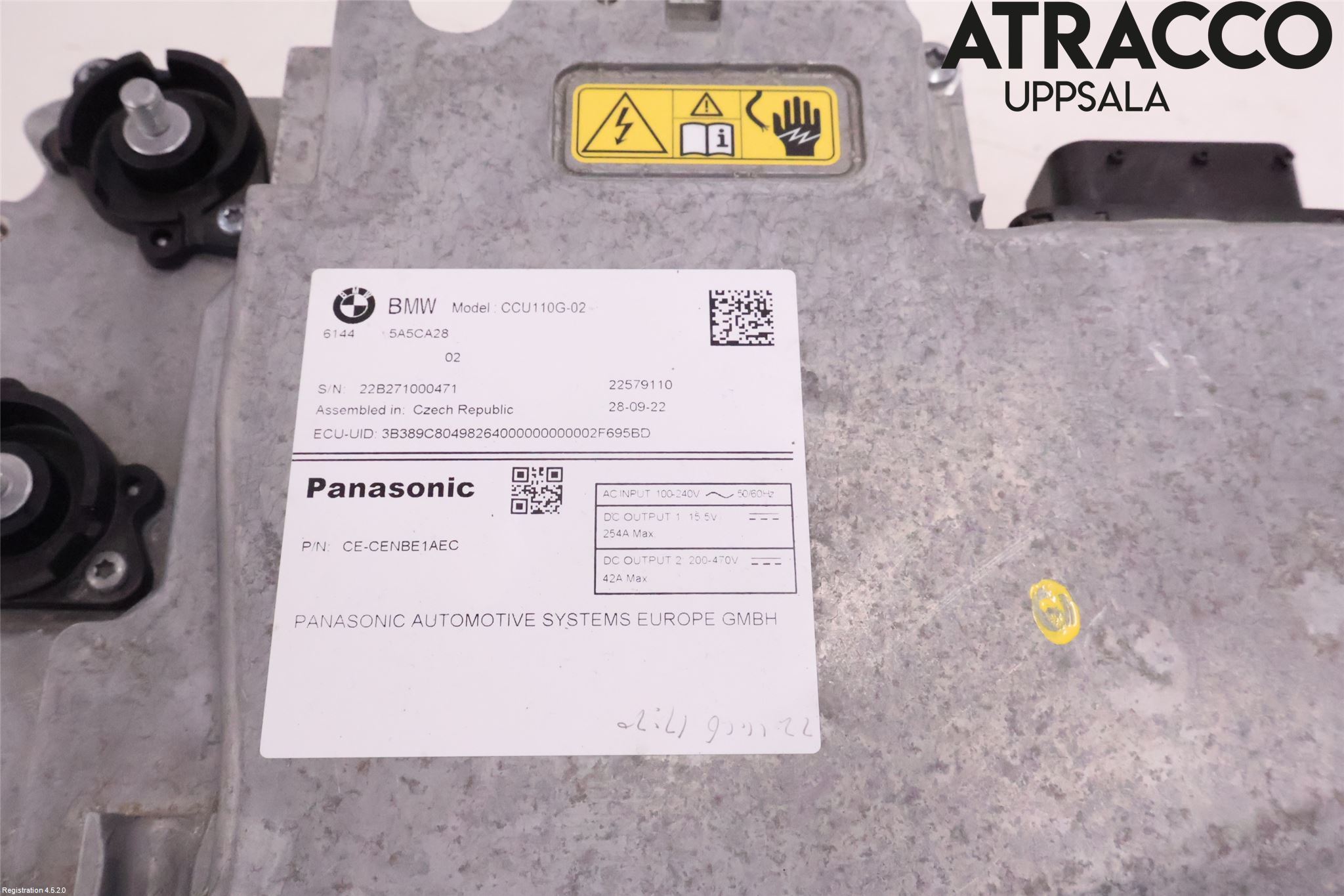 BMW iX3 G08 21- Batterilader Hybrid