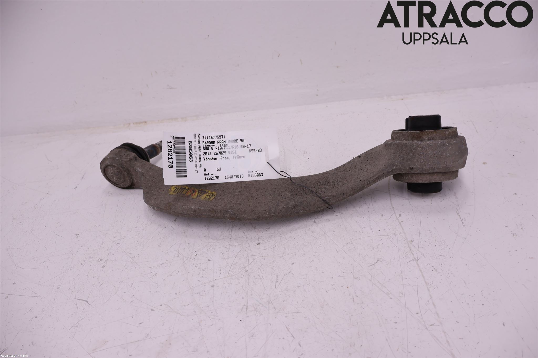 BMW 5 F10/F11/F18 09-17 Bærearm Foran Venstre Nedre