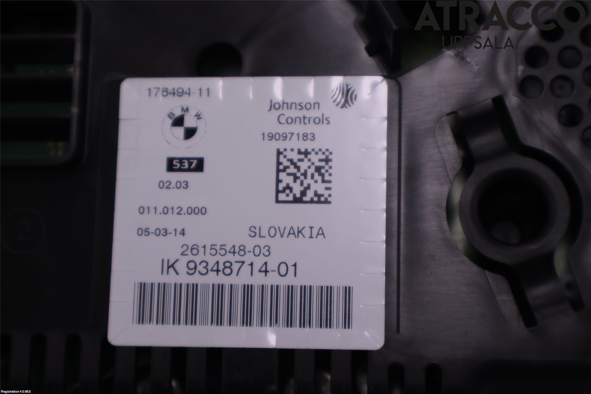 BMW 5 F10/F11/F18 09-17 Instr Kombinert