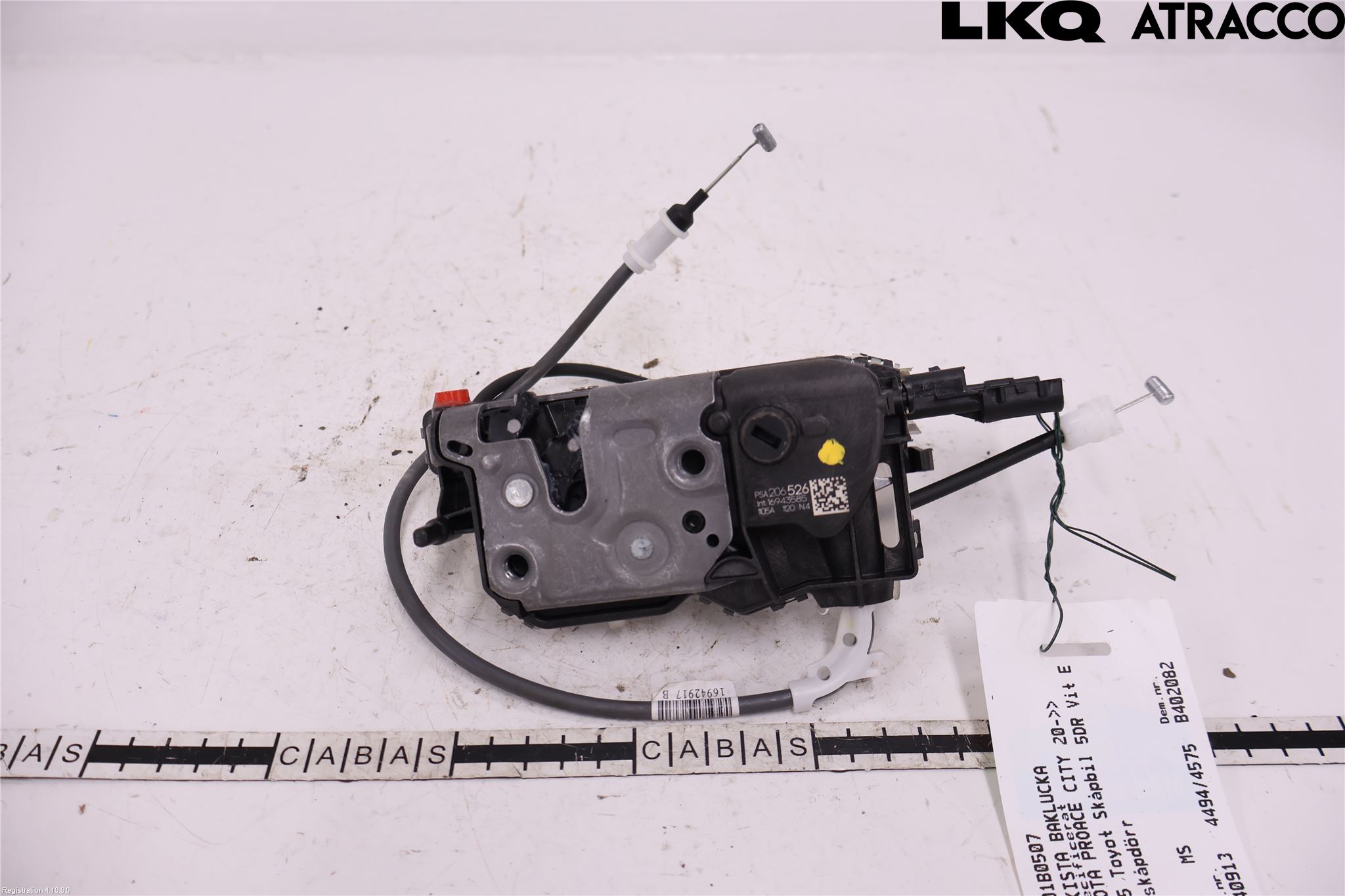 Toyota PROACE CITY 20- Bakluke-Lokk Låsekasse