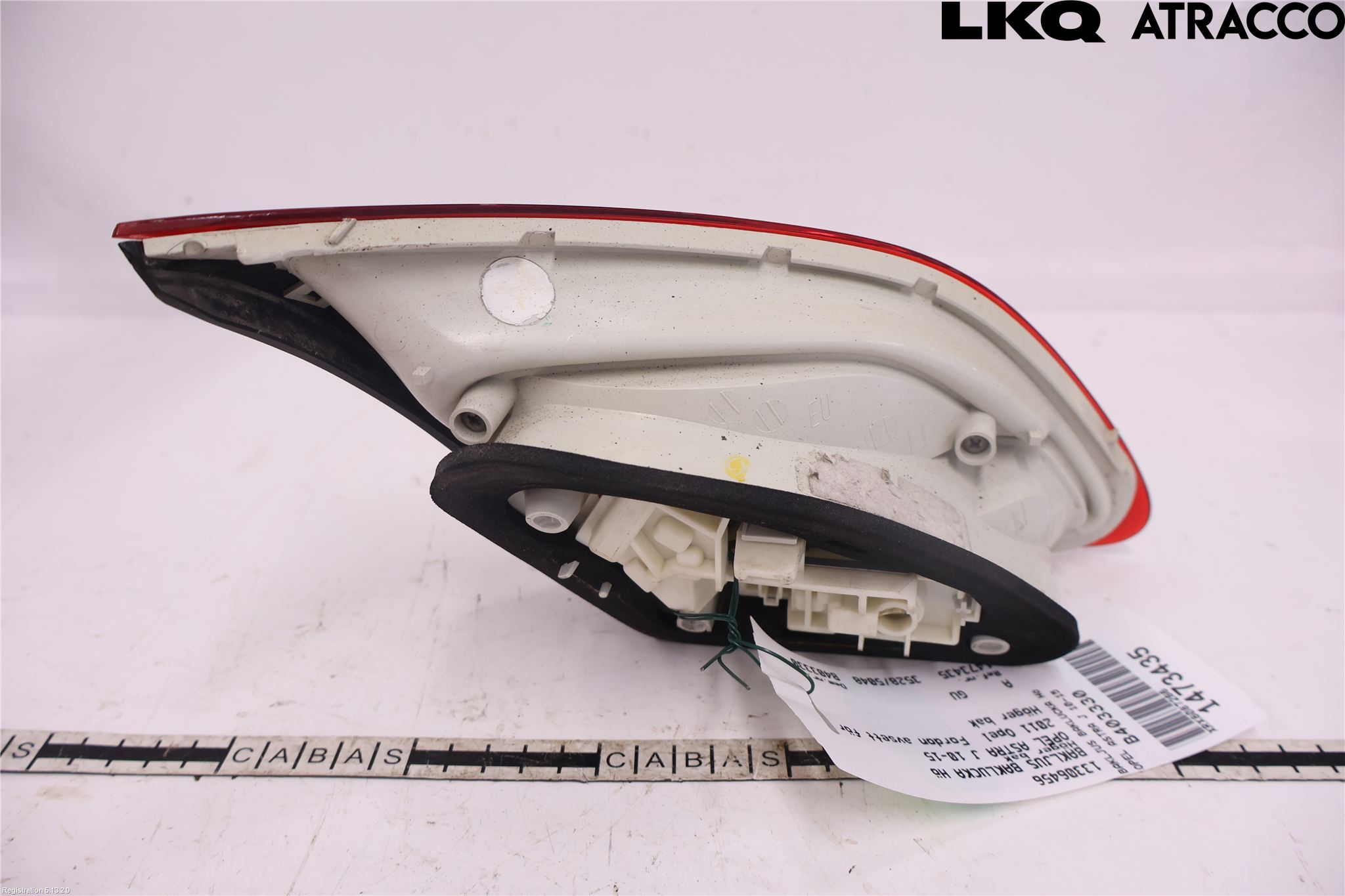 Opel ASTRA J 10-15 Baklykt Høyre  På Luke(Indre)