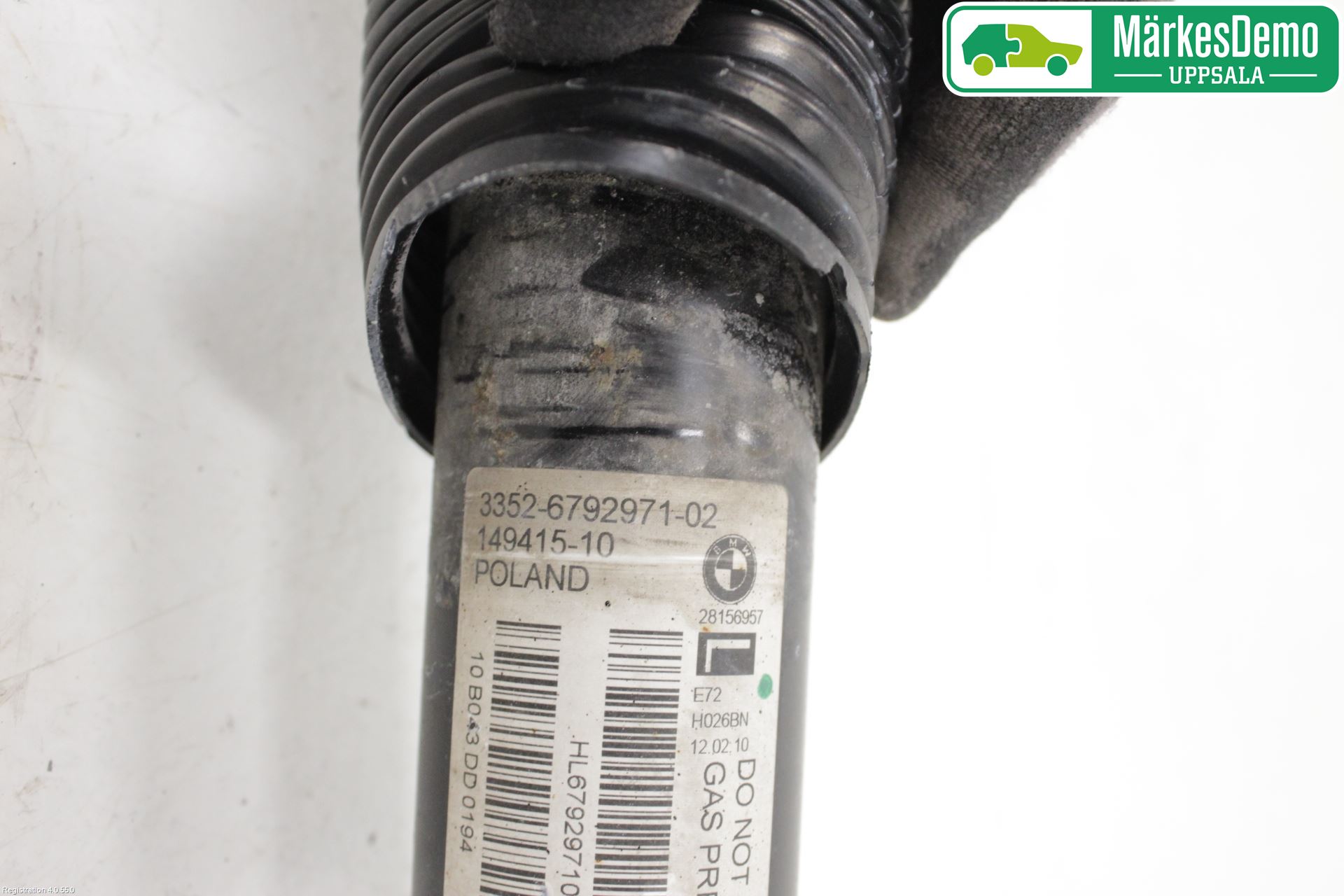 BMW X6 E71/E72   08-14 Støtdemper Bak