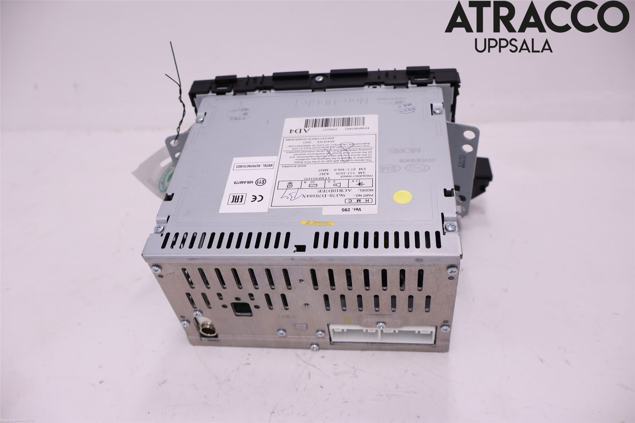 Hyundai TUCSON 05- Stereo Radio Med Cd