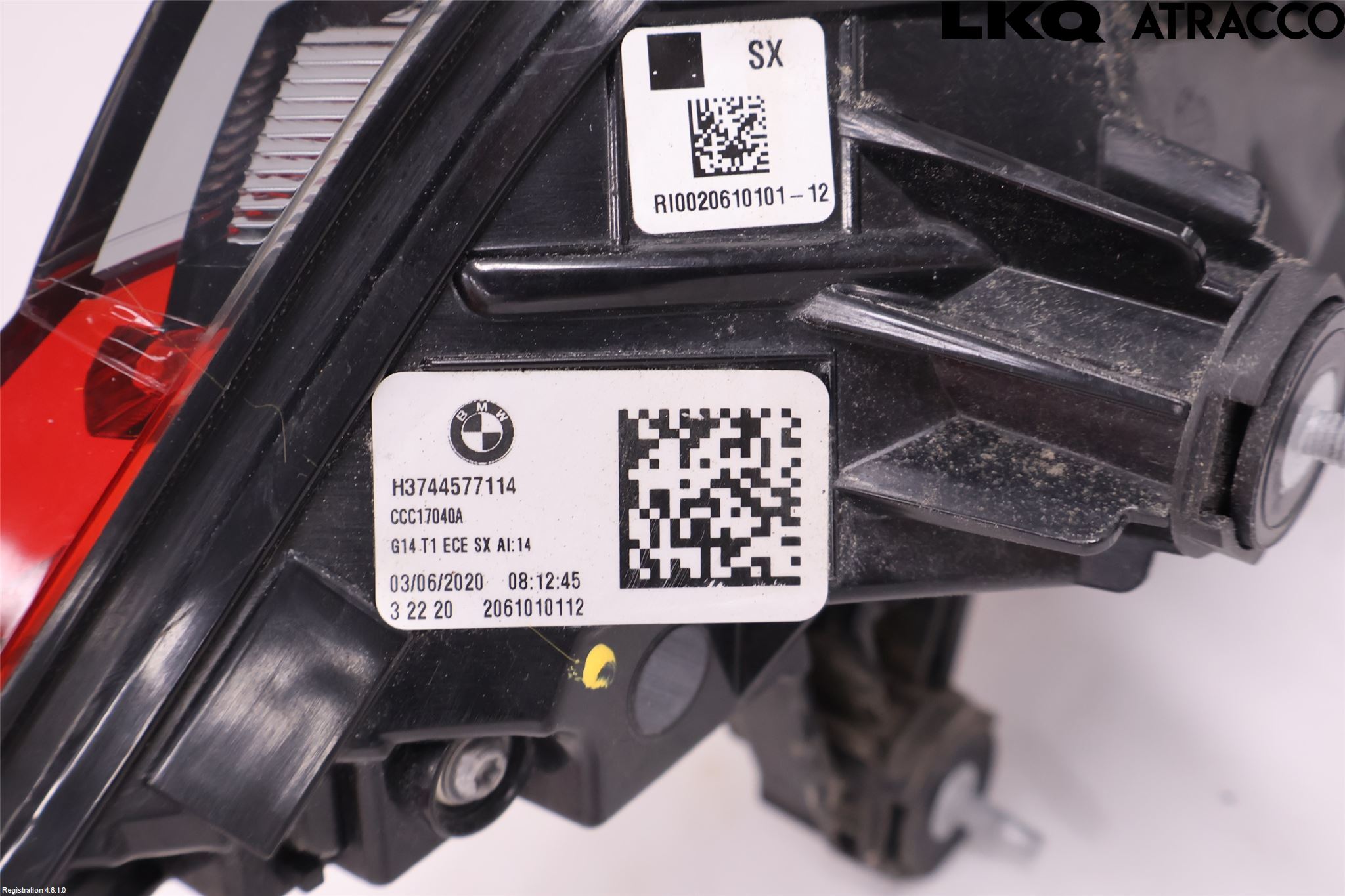 BMW 8 G14/G15/G16 18- Baklykt Venstre