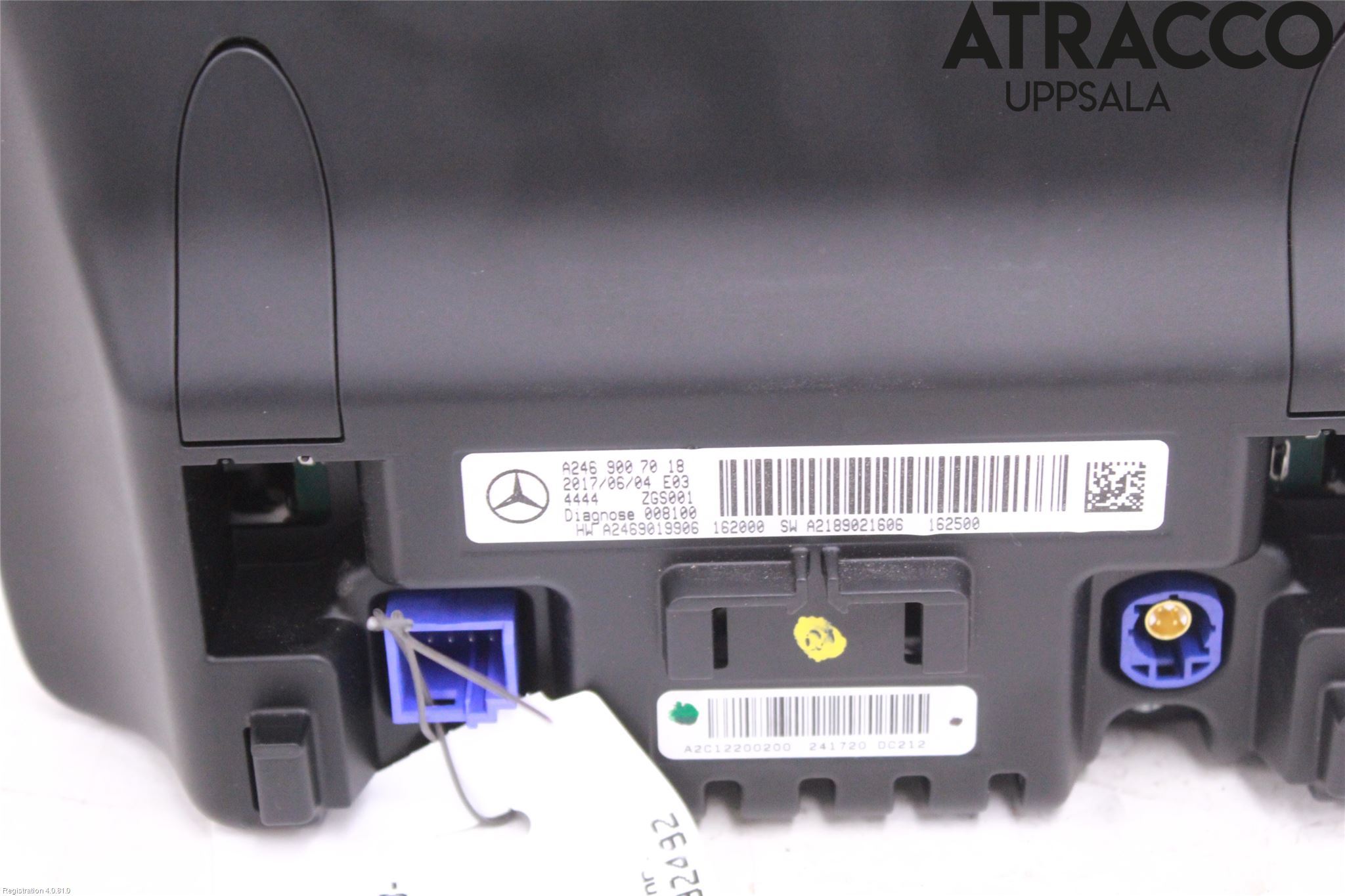 Mercedes-Benz MB CLA-KLASS (C117/X117) 13-19 Instr Skjerm Dvd-Gps-Ac-Tlf