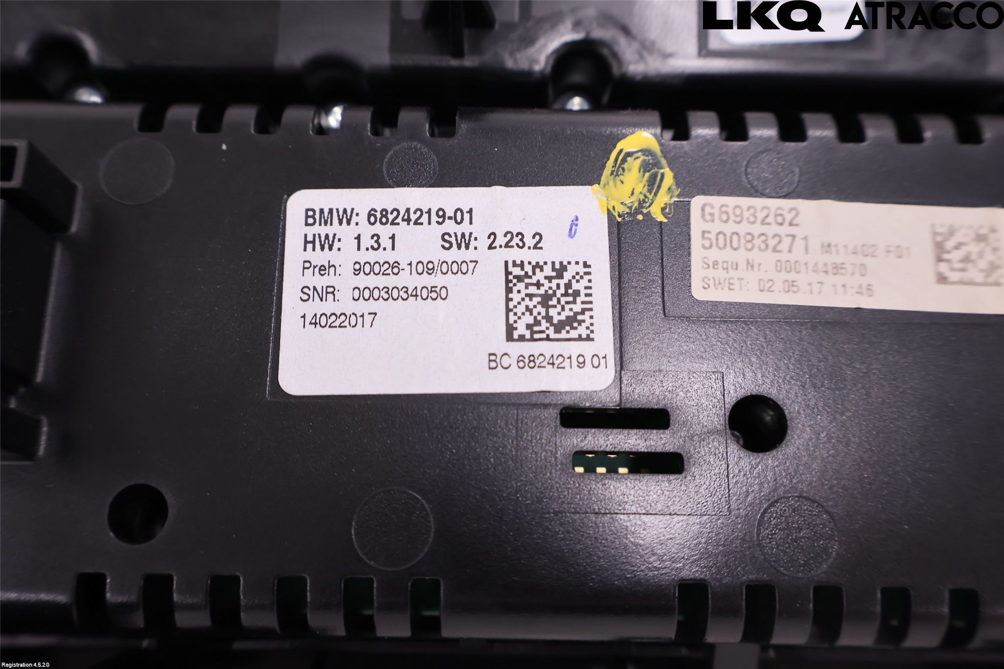 BMW 6 GRAN COUPÉ F06 12-19 Varme Ac Betjening-Display