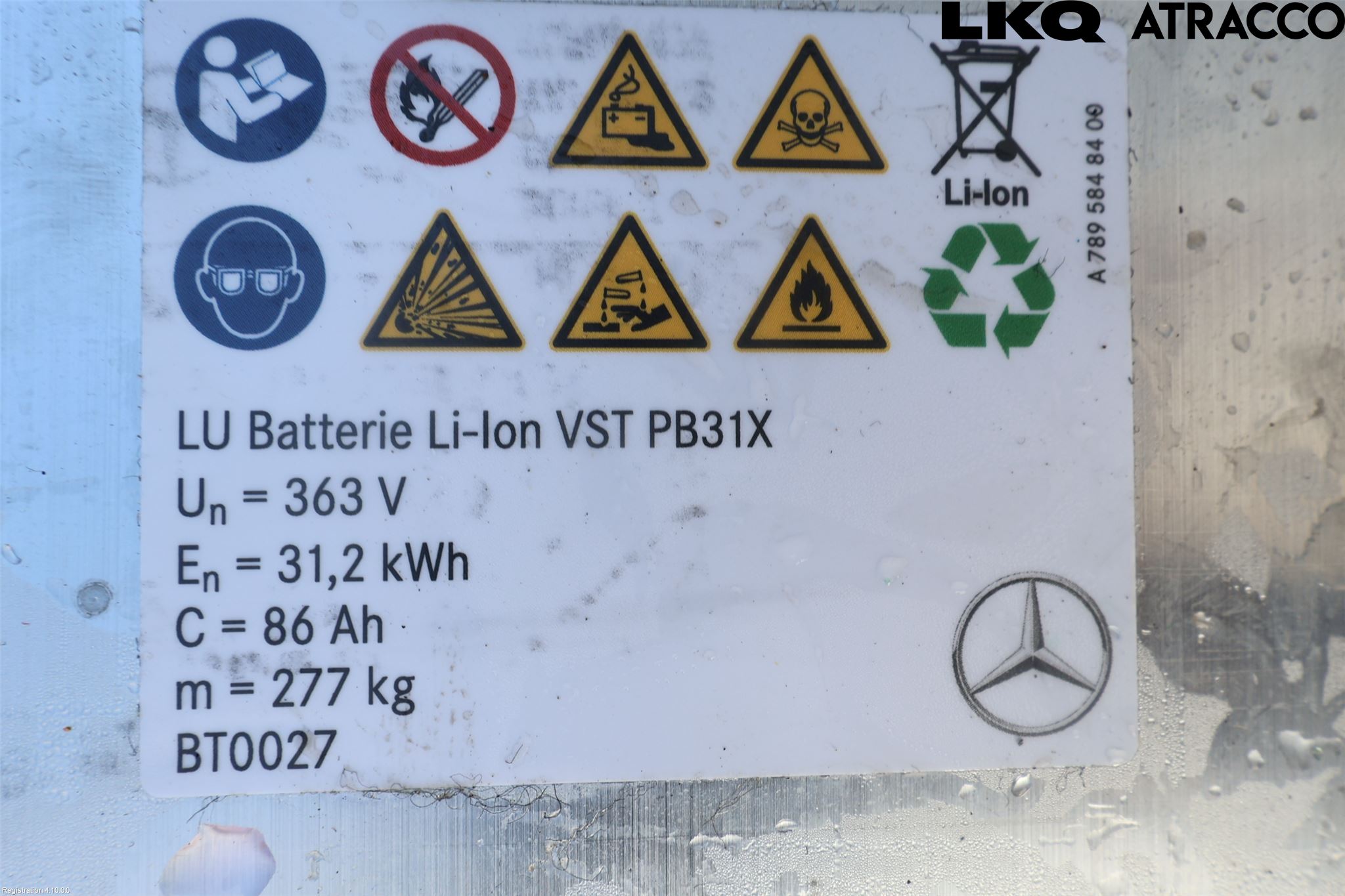 Mercedes-Benz MB GLE-KLASS (W167/V167/C167) 19- Hybrid Batteri