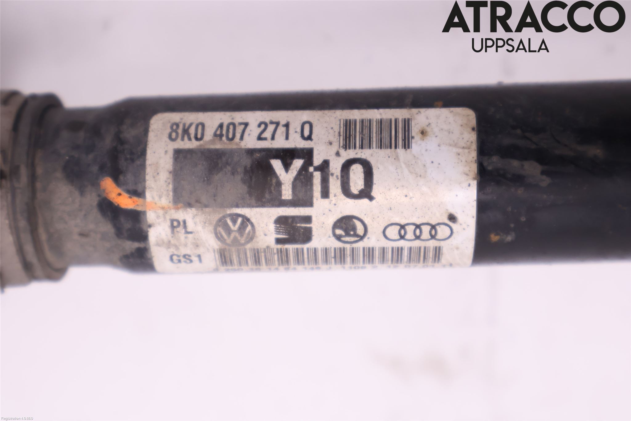 Audi A4/S4 08-11 Drivaksel Foran Kompl Venstre